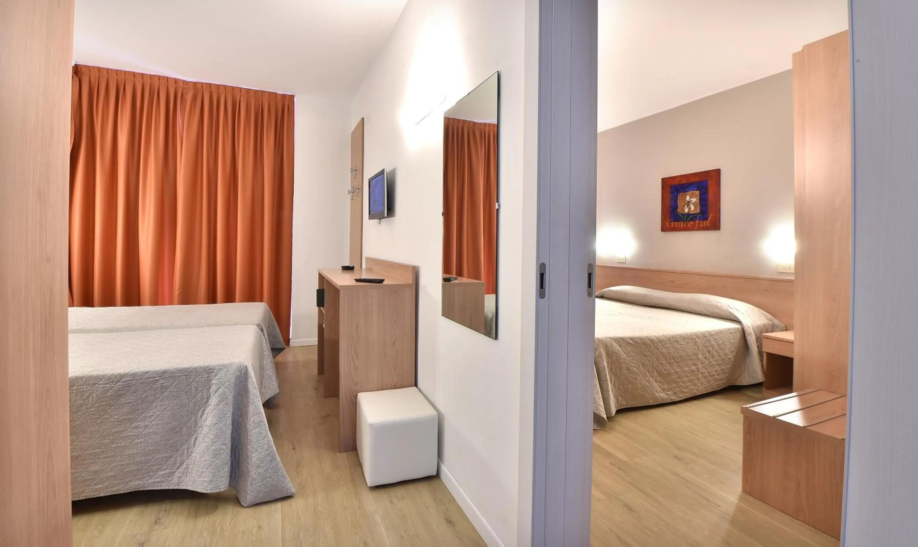 Bed in Hotel Meublè Nazionale