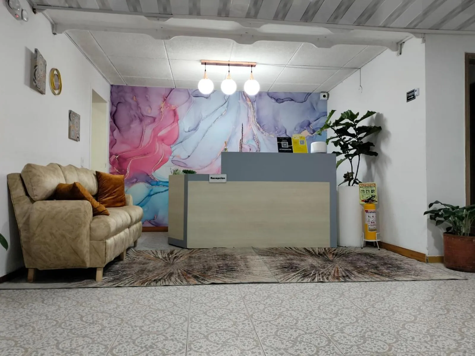 Living room in Hotel Flamante Bulevar