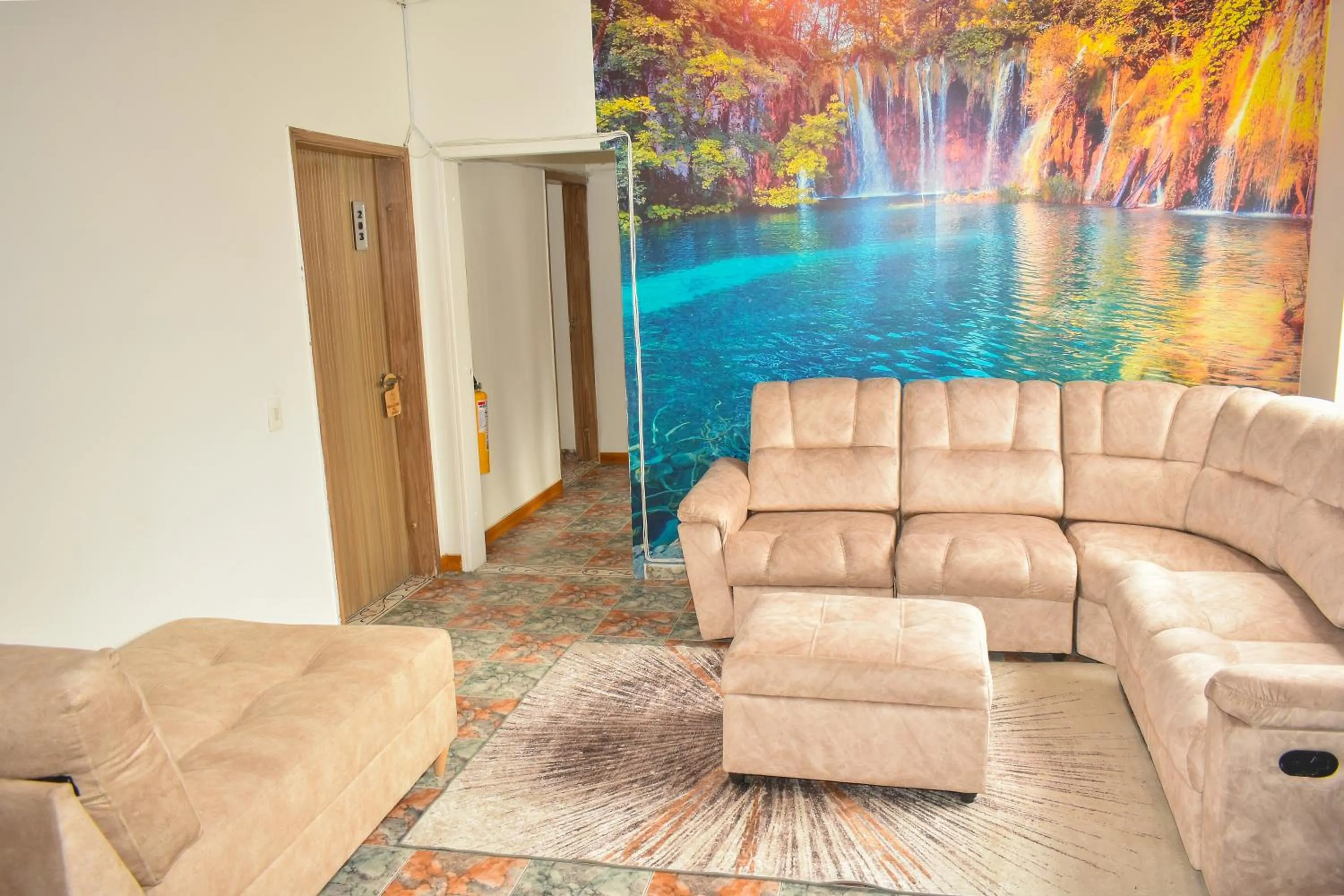 Living room in Hotel Flamante Bulevar