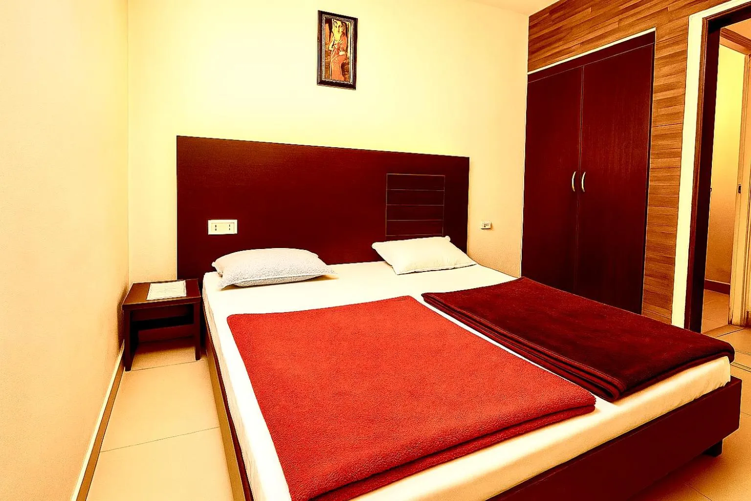 Bed in Hotel Crown Plaza