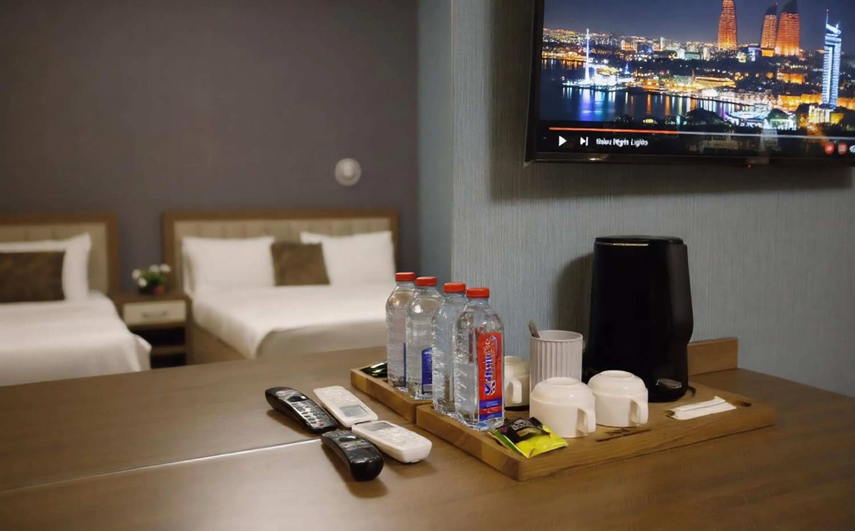 Coffee/tea facilities in Royal Meridien Hotel