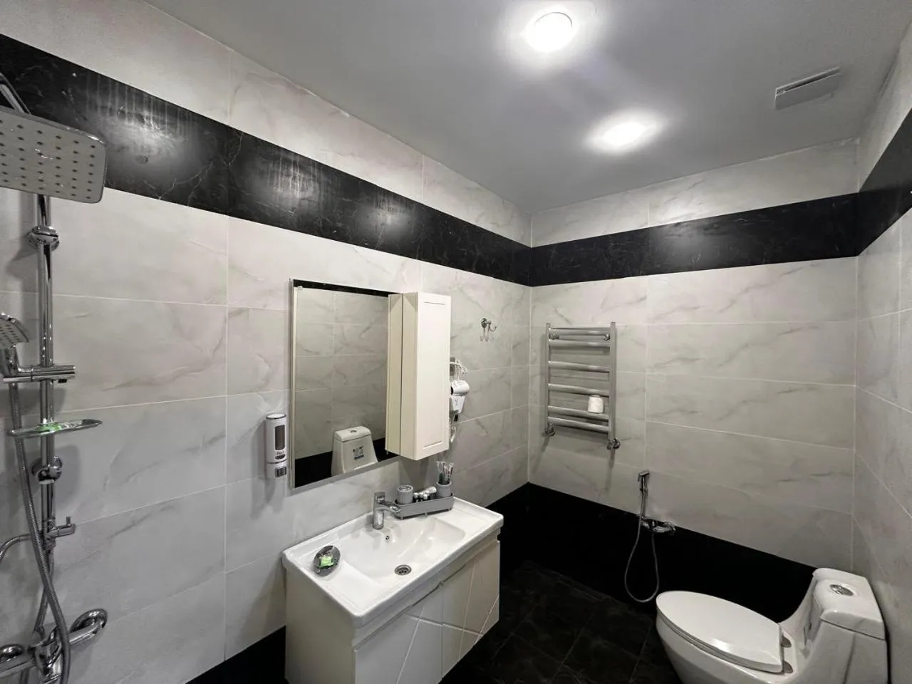 Toilet in Royal Meridien Hotel