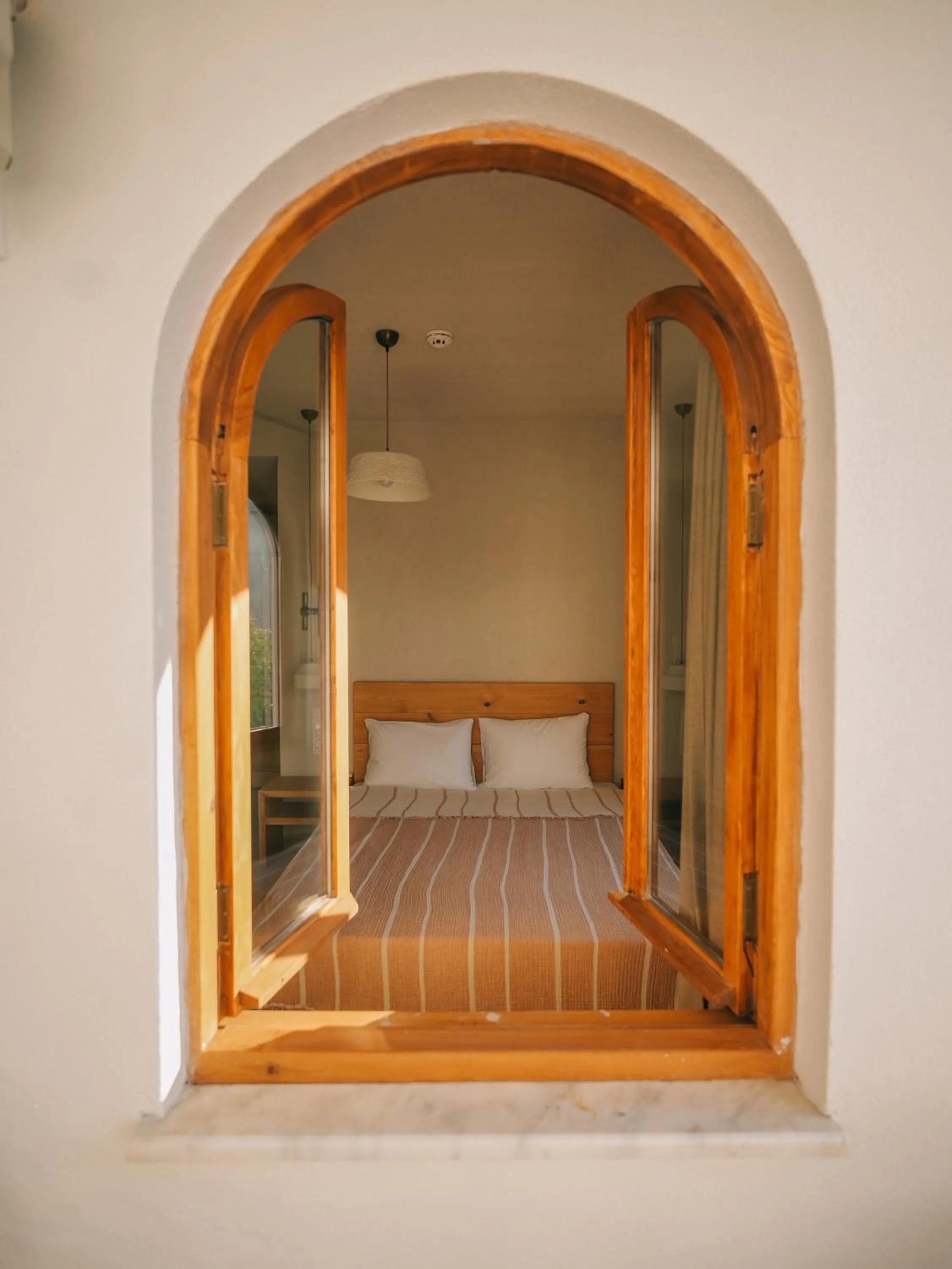 Bed in Nephos Beach Hotel