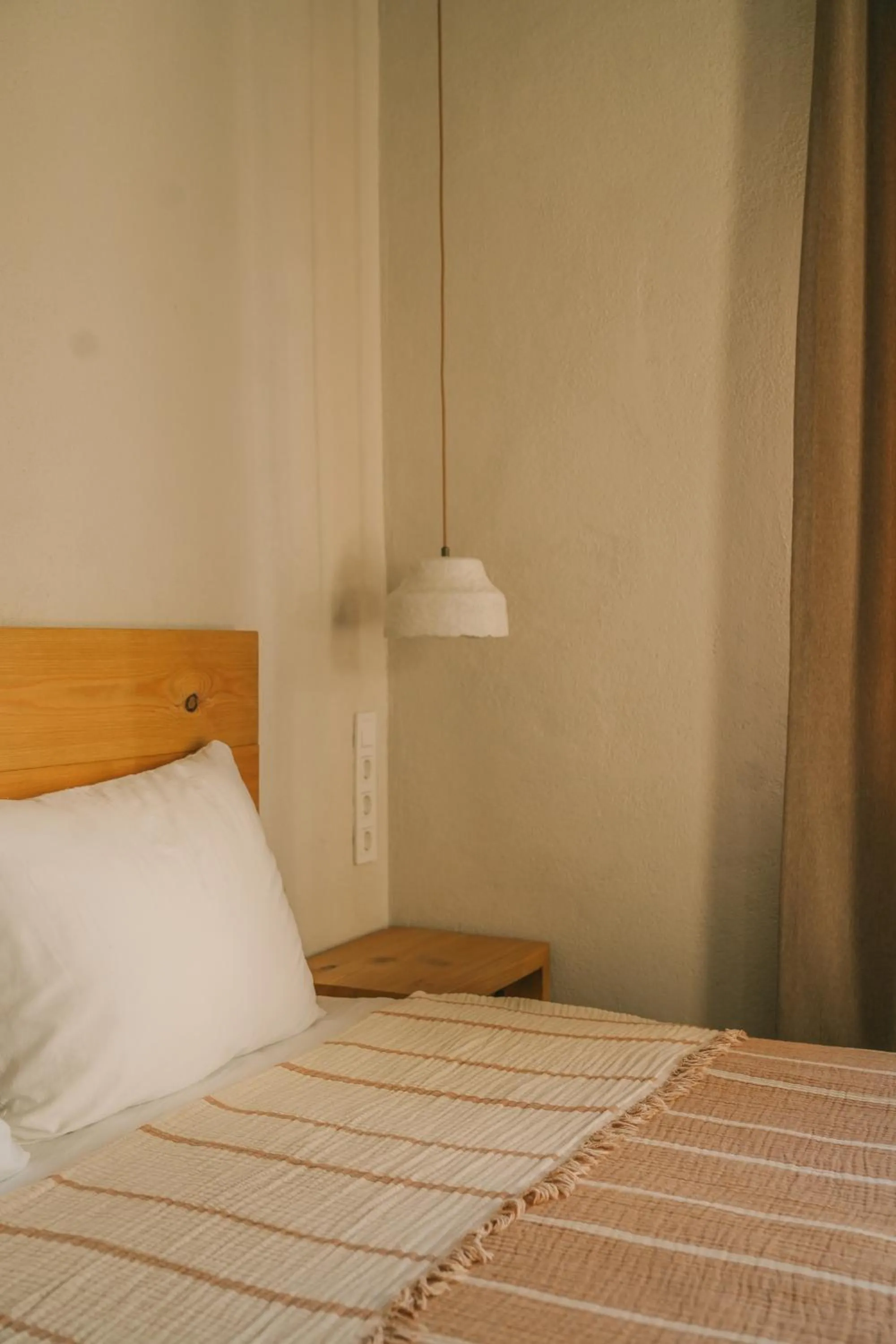 Bed in Nephos Beach Hotel