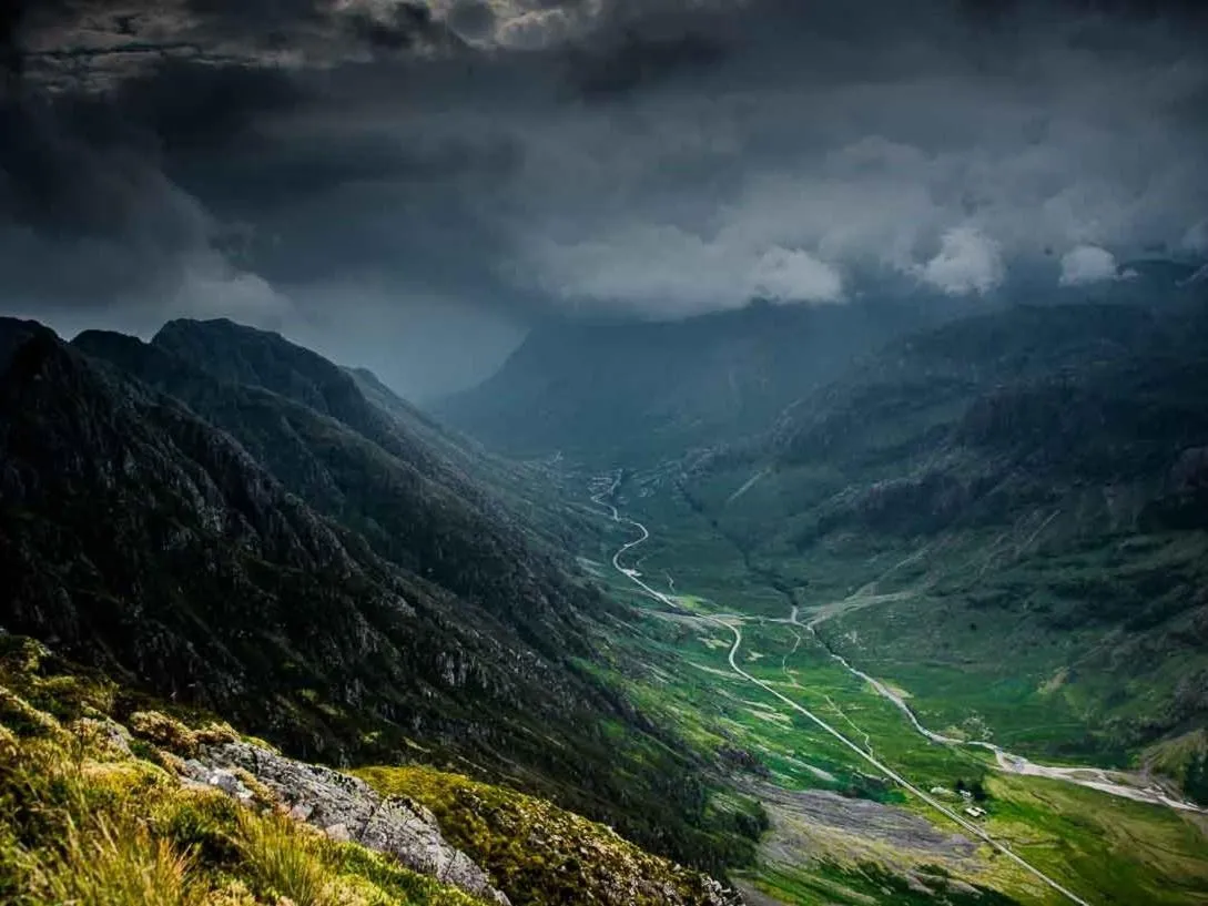 View (from property/room) in Wester Auchraw Longhouse Artful highland stay