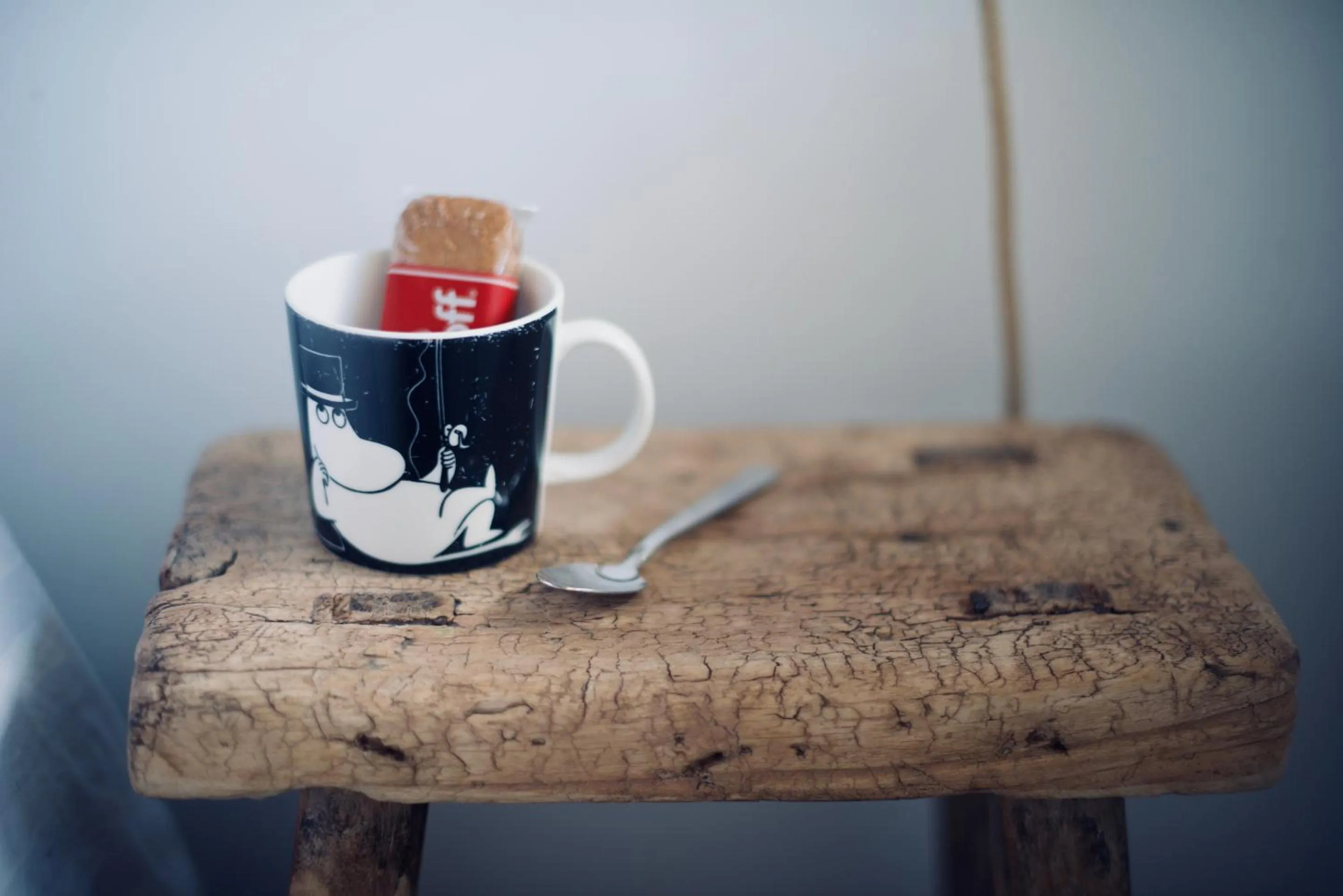 Bedroom in Wester Auchraw Longhouse Artful highland stay