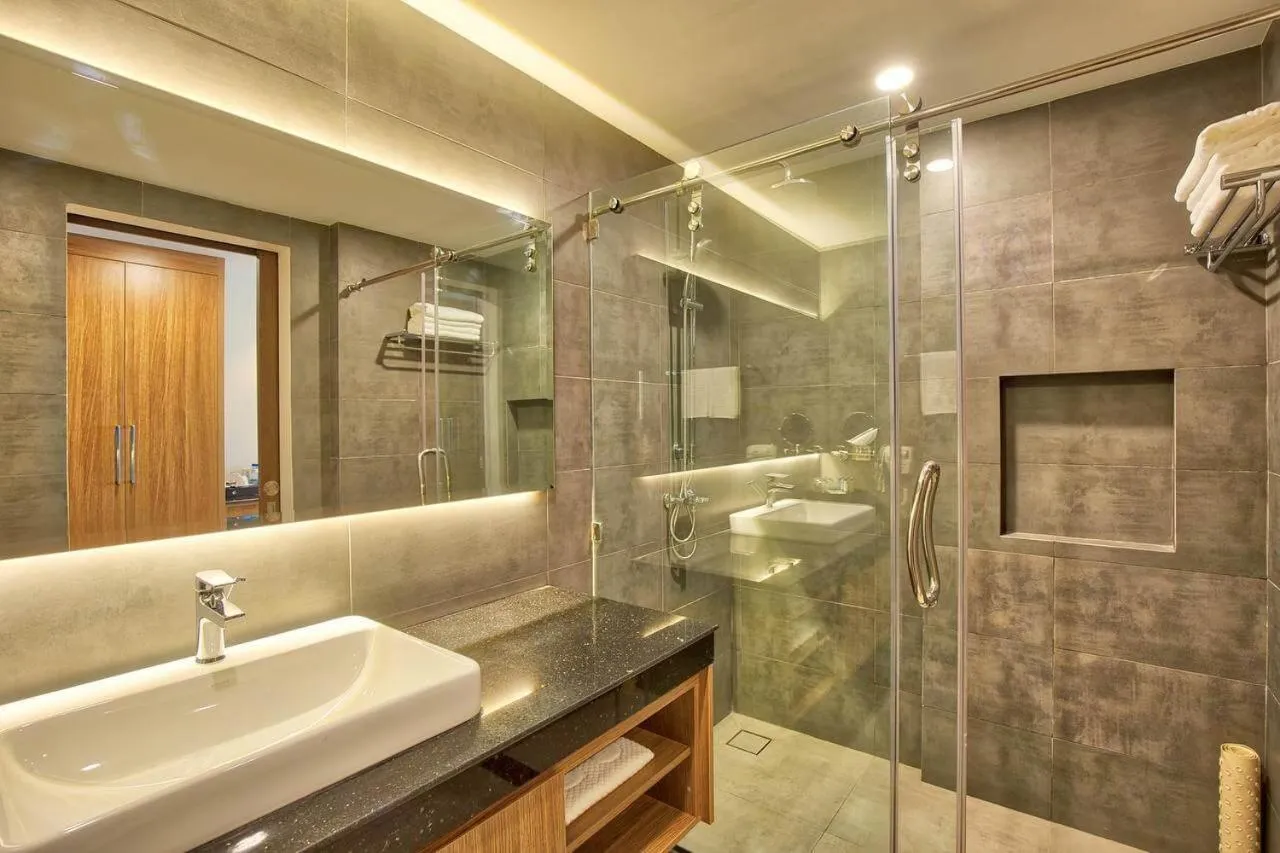 Bathroom in Le President Hotel