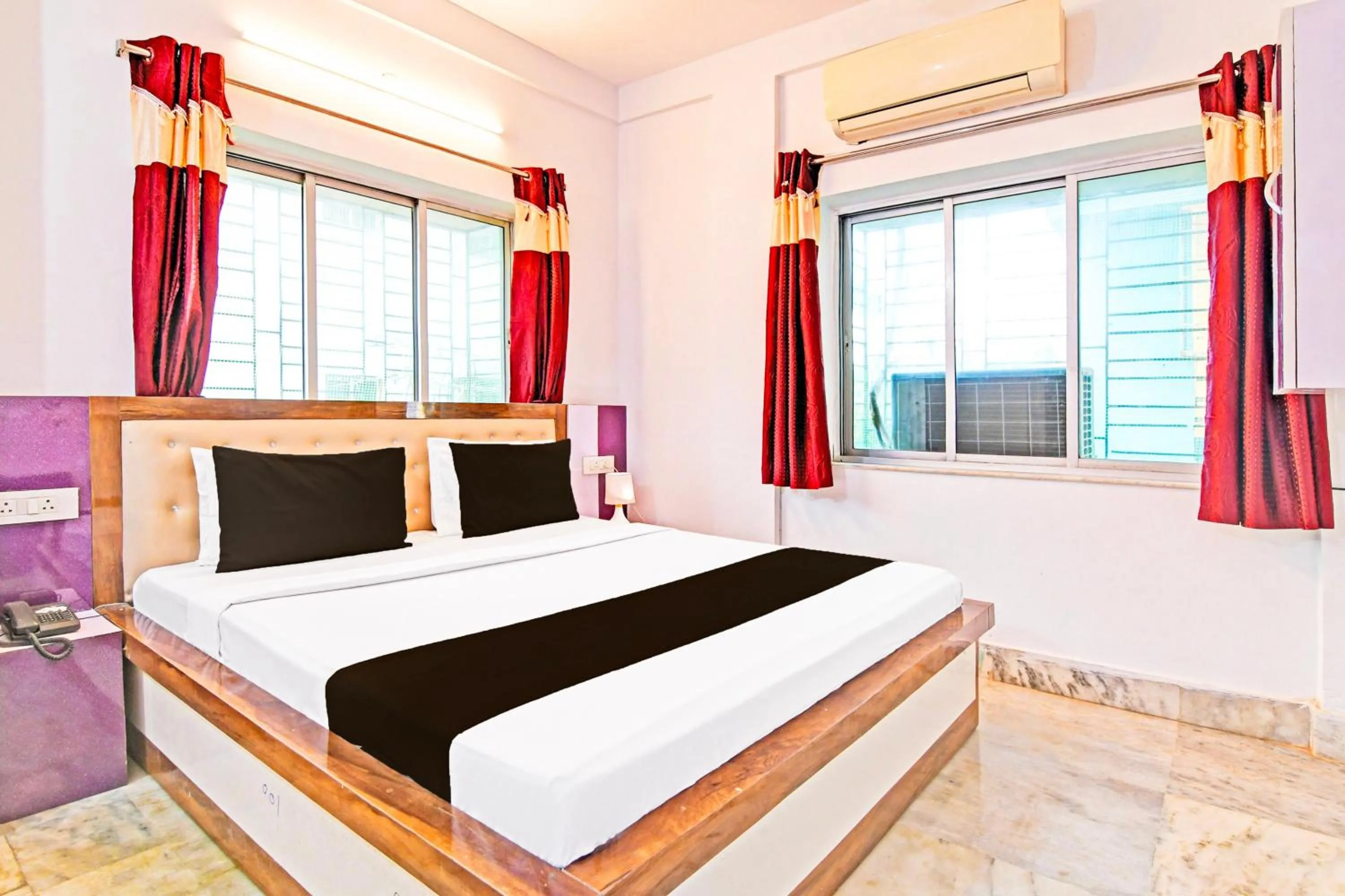 Bedroom, Bed in Hotel O by OYO Green Palace