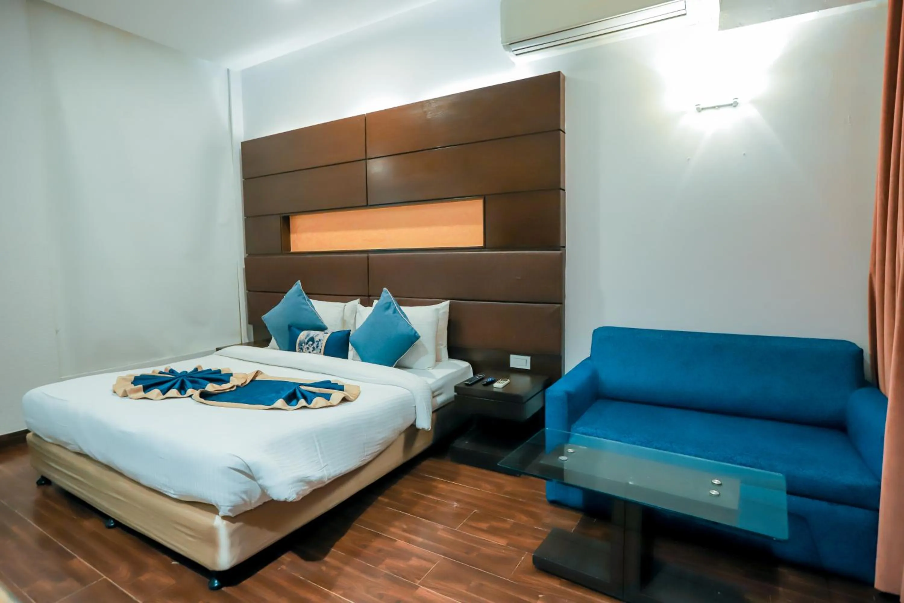 Bed in Bel-La Monde Hotel Chhattarpur South Delhi