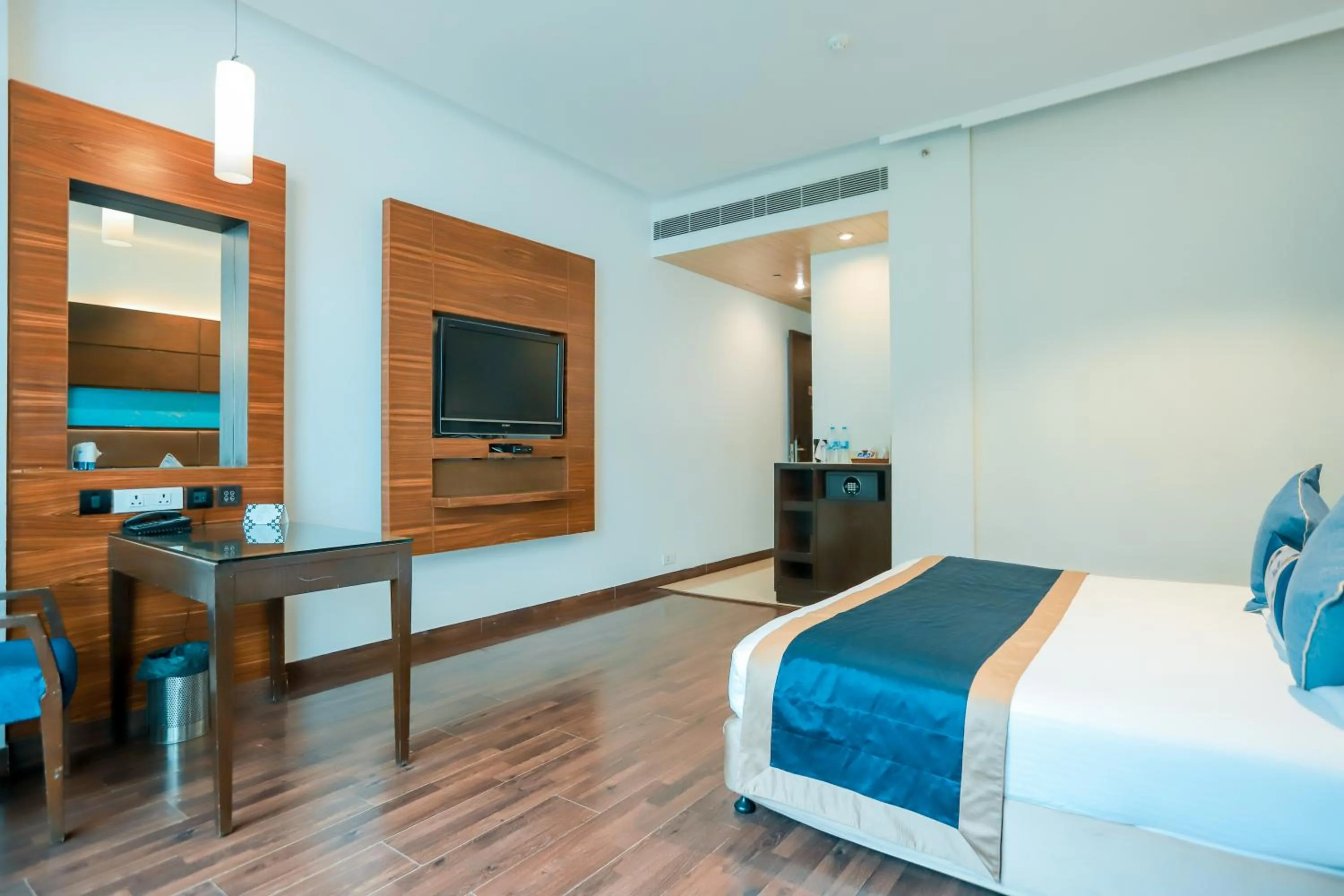 Bed in Bel-La Monde Hotel Chhattarpur South Delhi