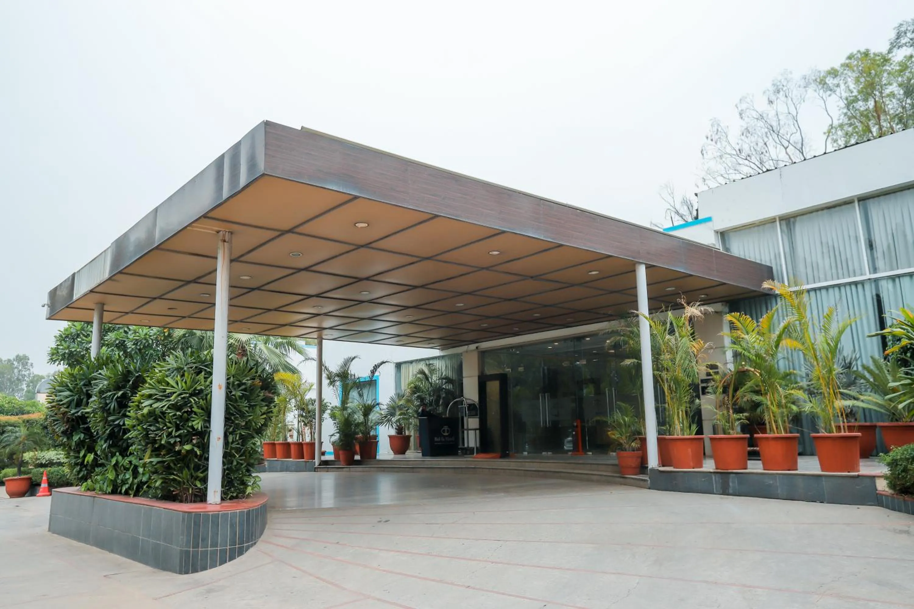 Facade/entrance in Bel-La Monde Hotel Chhattarpur South Delhi