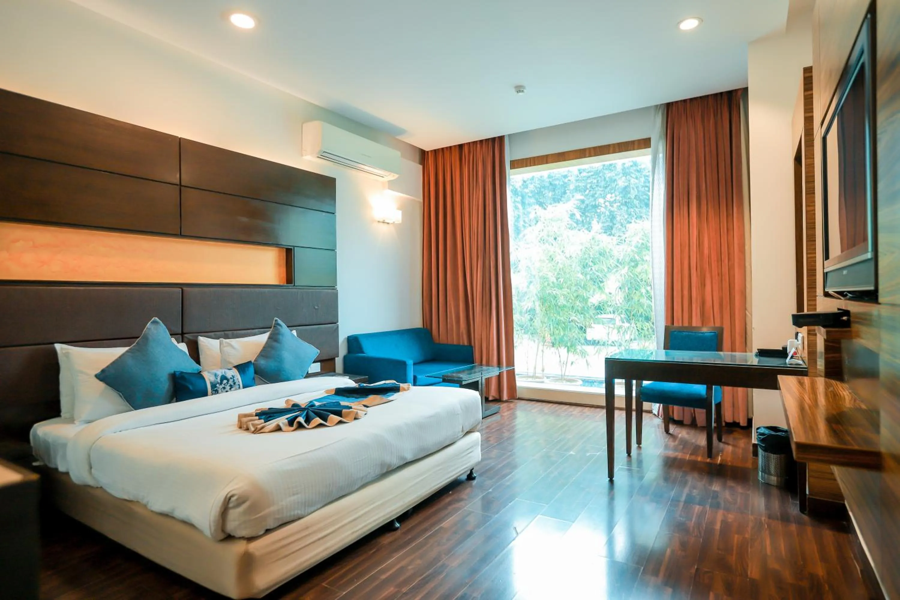 Bed in Bel-La Monde Hotel Chhattarpur South Delhi