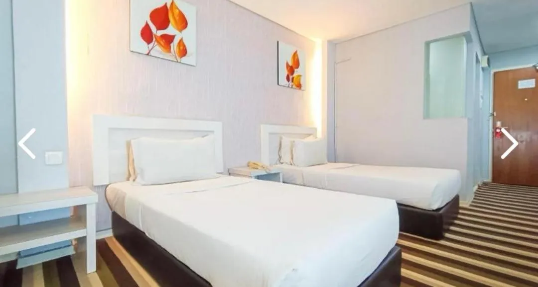 Bed in First Residence Hotel Kemaman