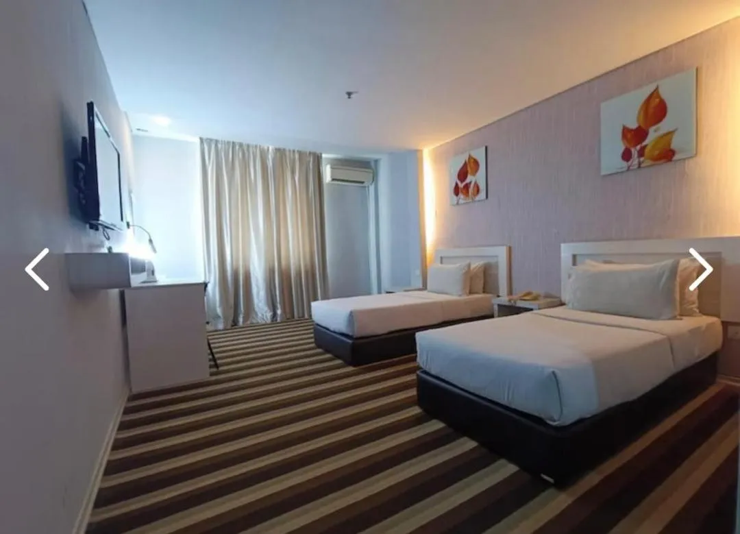 Bed in First Residence Hotel Kemaman
