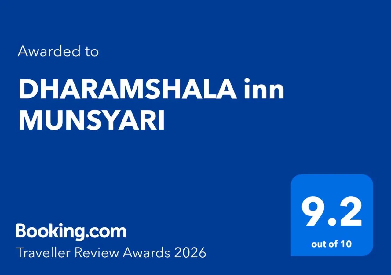 Certificate/Award in DHARAMSHALA inn MUNSYARI