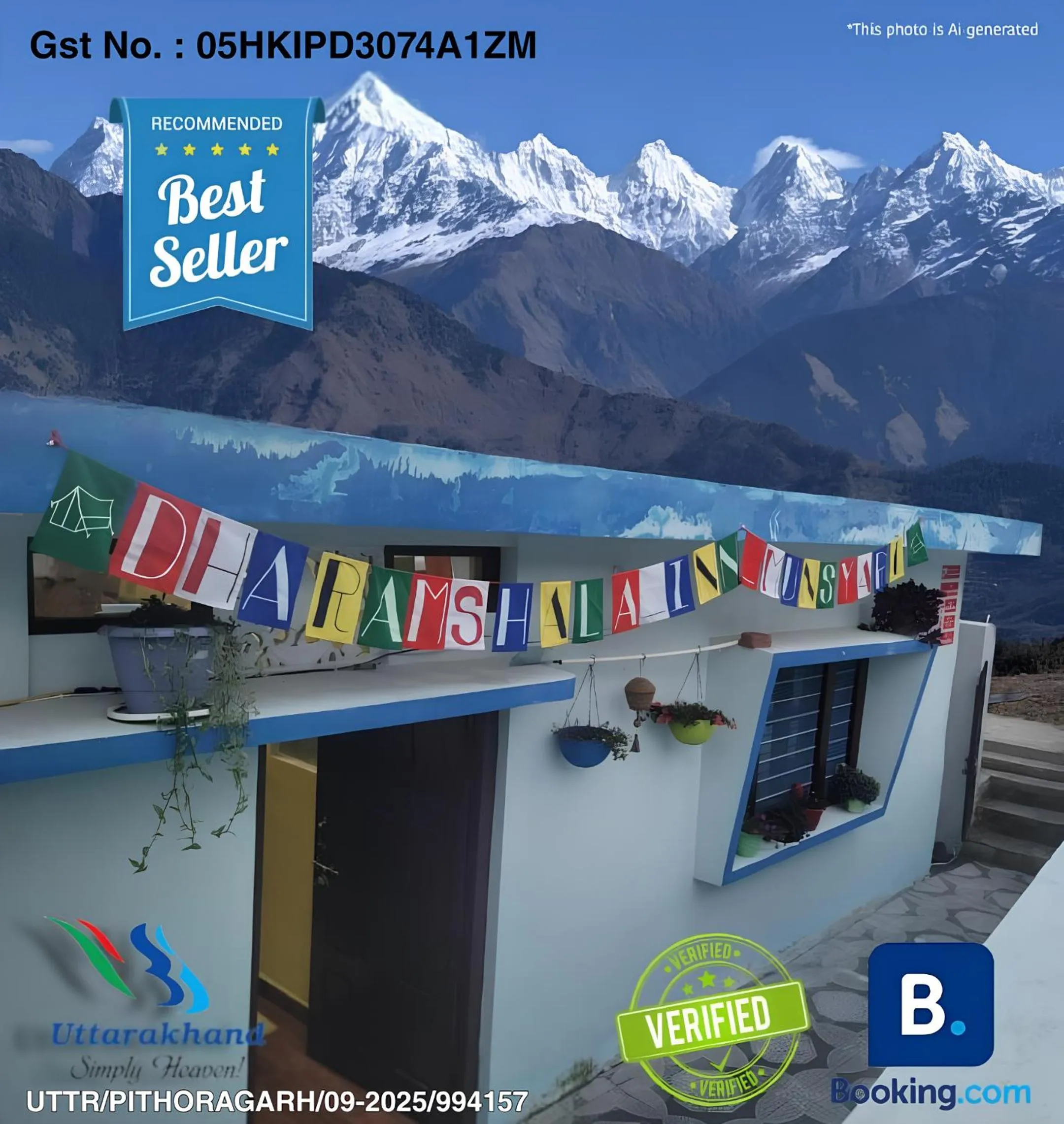 Property building in DHARAMSHALA inn MUNSYARI