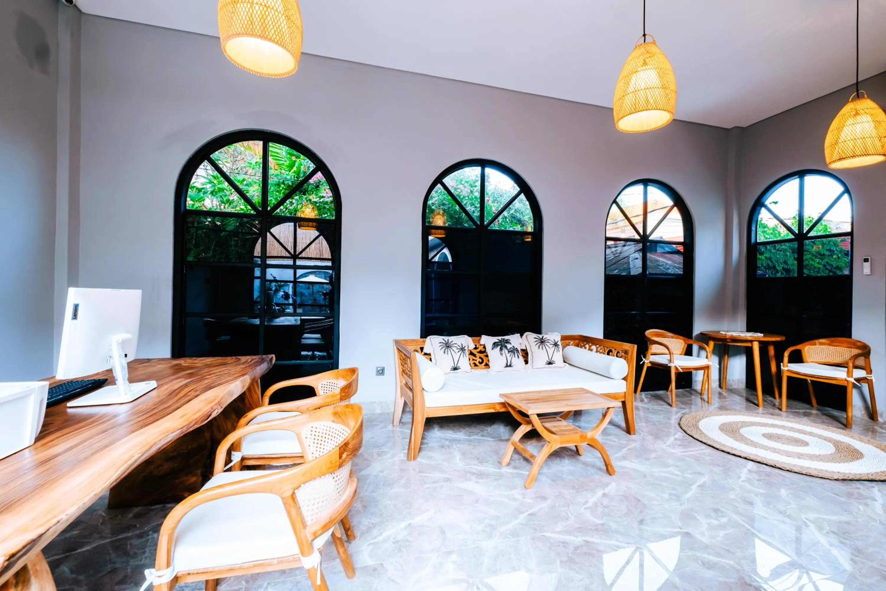 Lobby or reception in Villa Koura Kuta