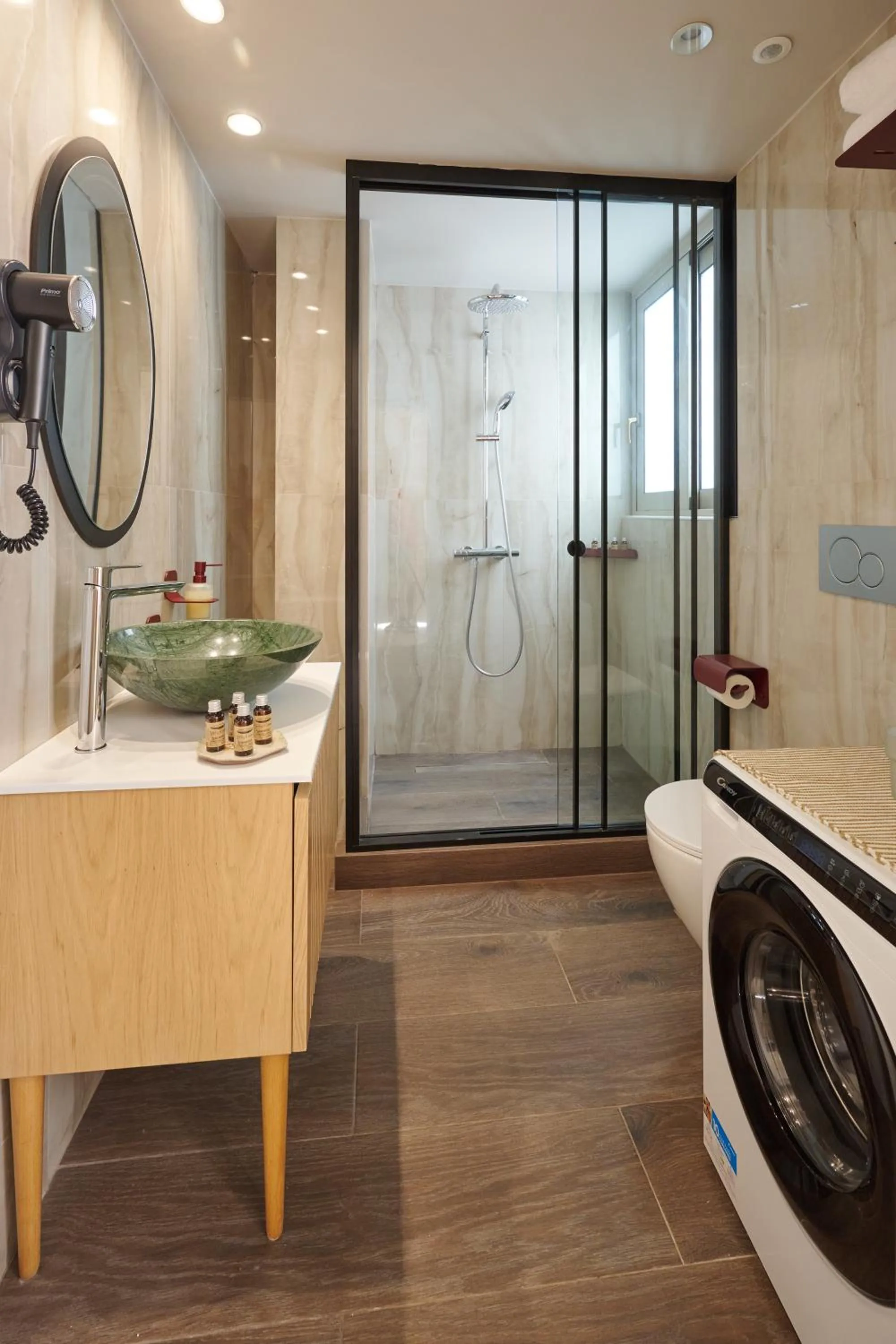 Shower in Rastoni Acropolis Uniquely Located Stylish Apartments