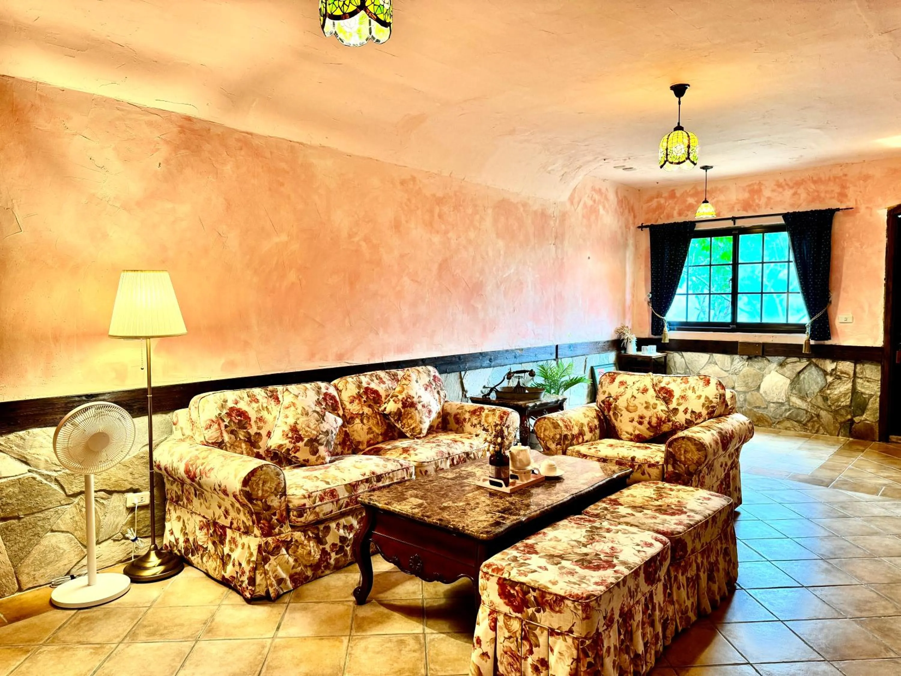 Living room in 日初雲來民宿