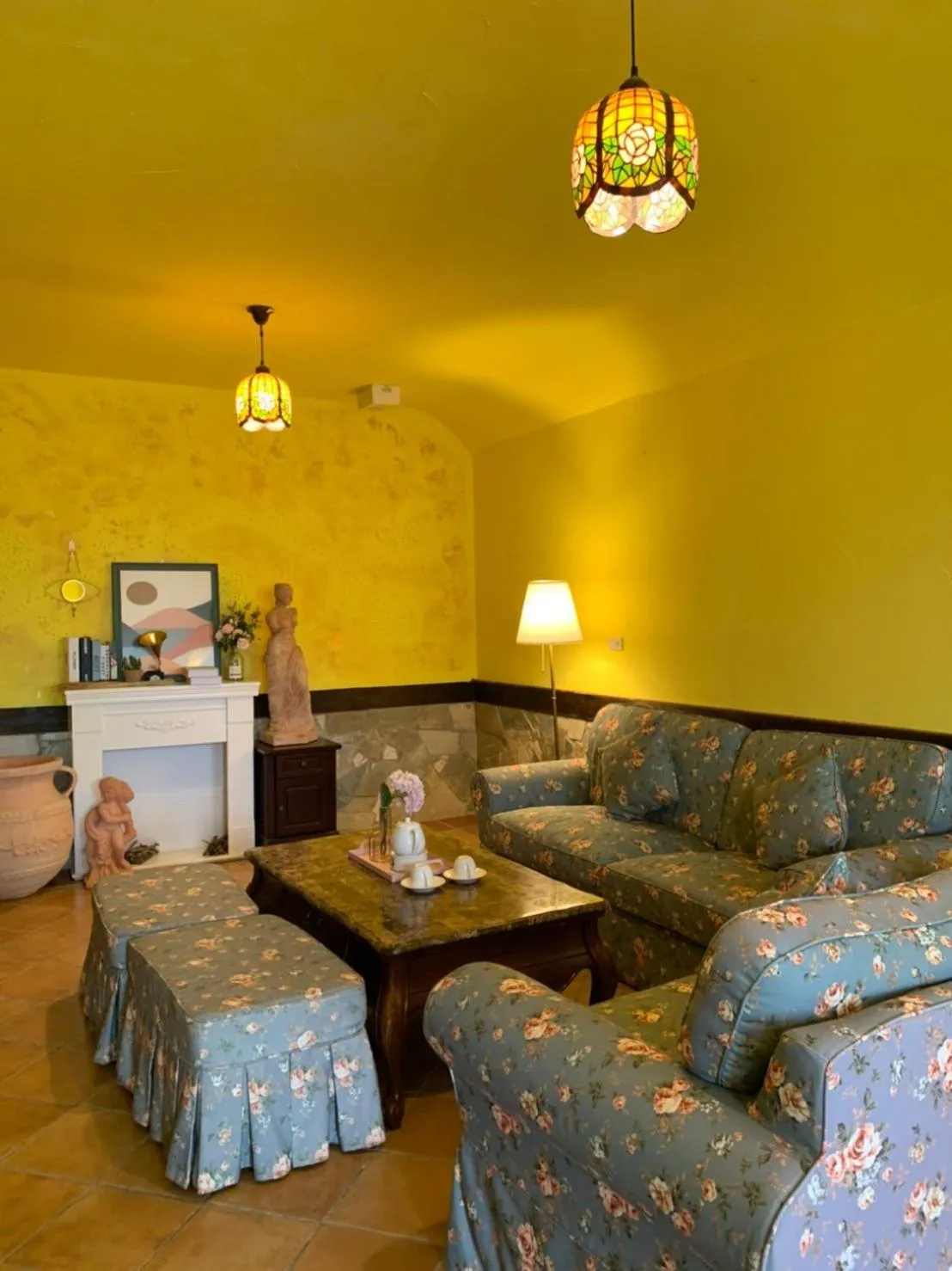 Living room in 日初雲來民宿