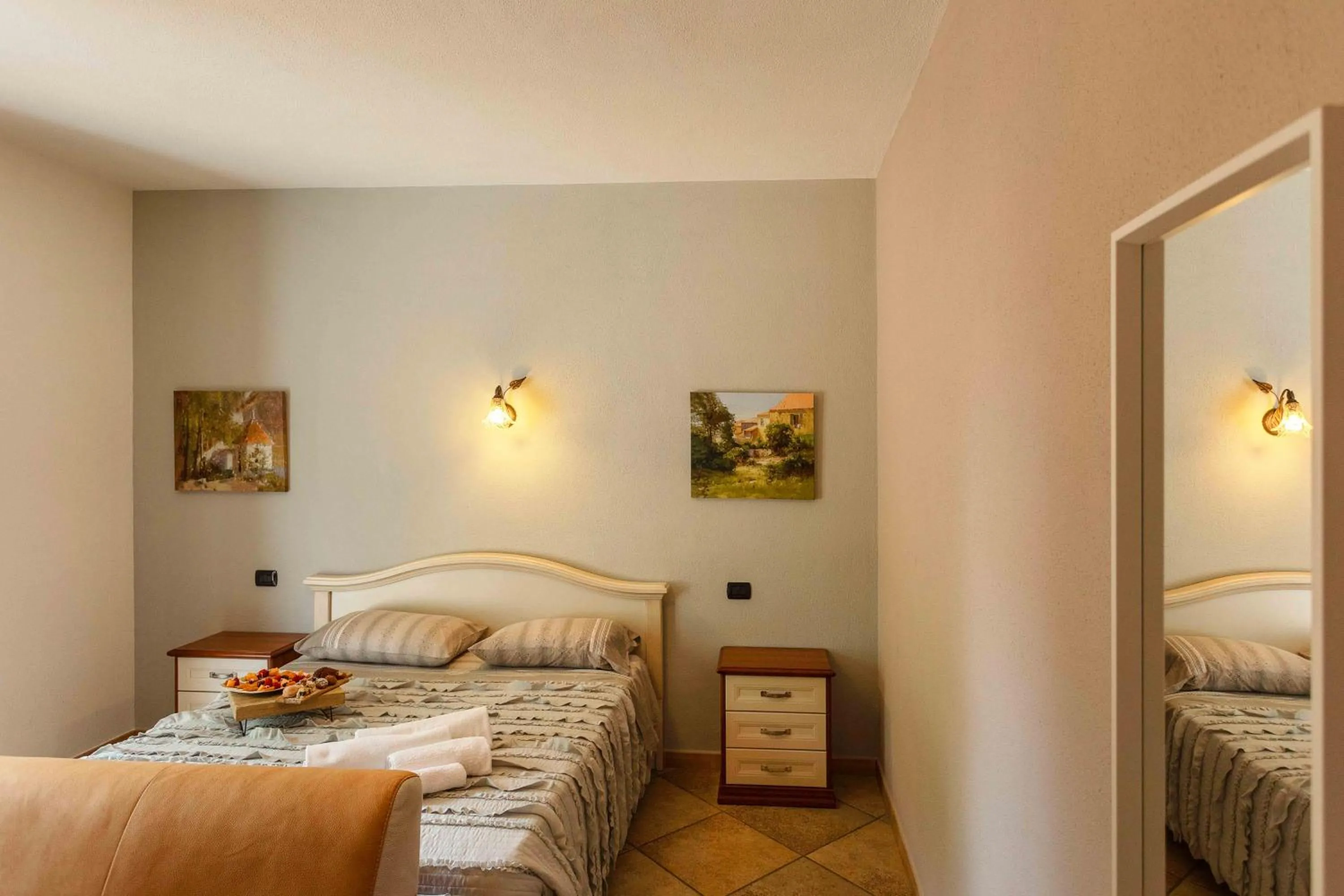 Bed in Agriturismo La Sfruscià Resort