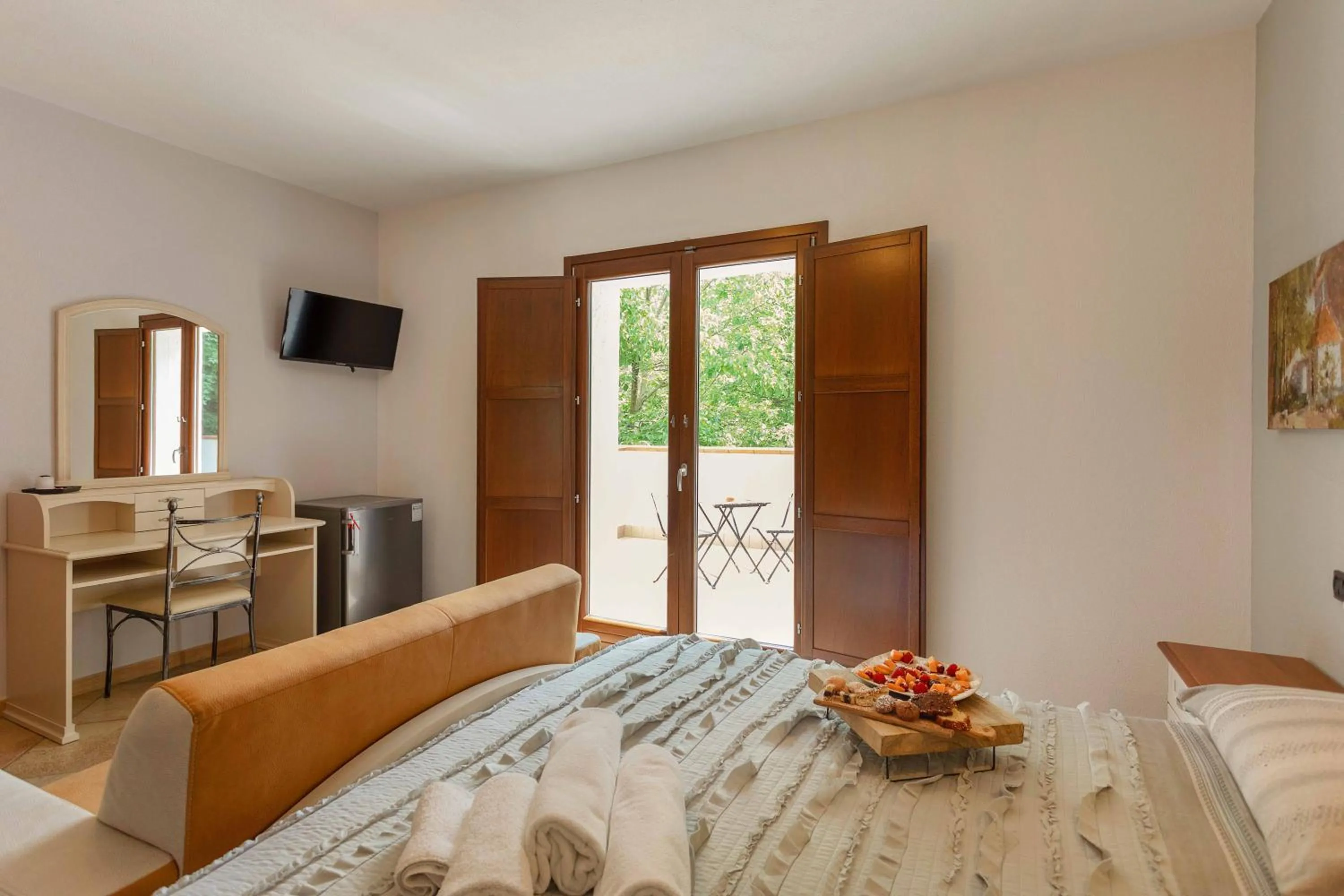 Bed in Agriturismo La Sfruscià Resort