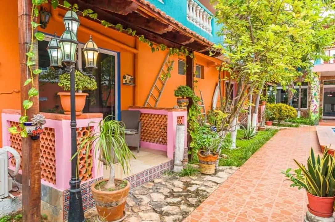 Garden view in Hotel Maria's Nicte Ha