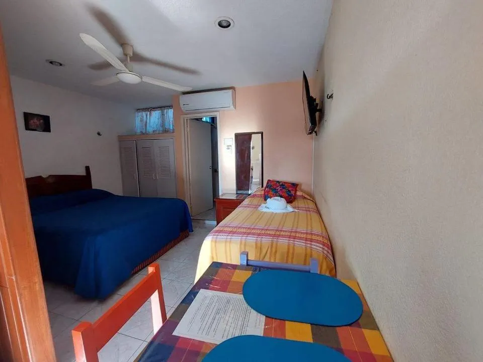 Bed in Hotel Maria's Nicte Ha