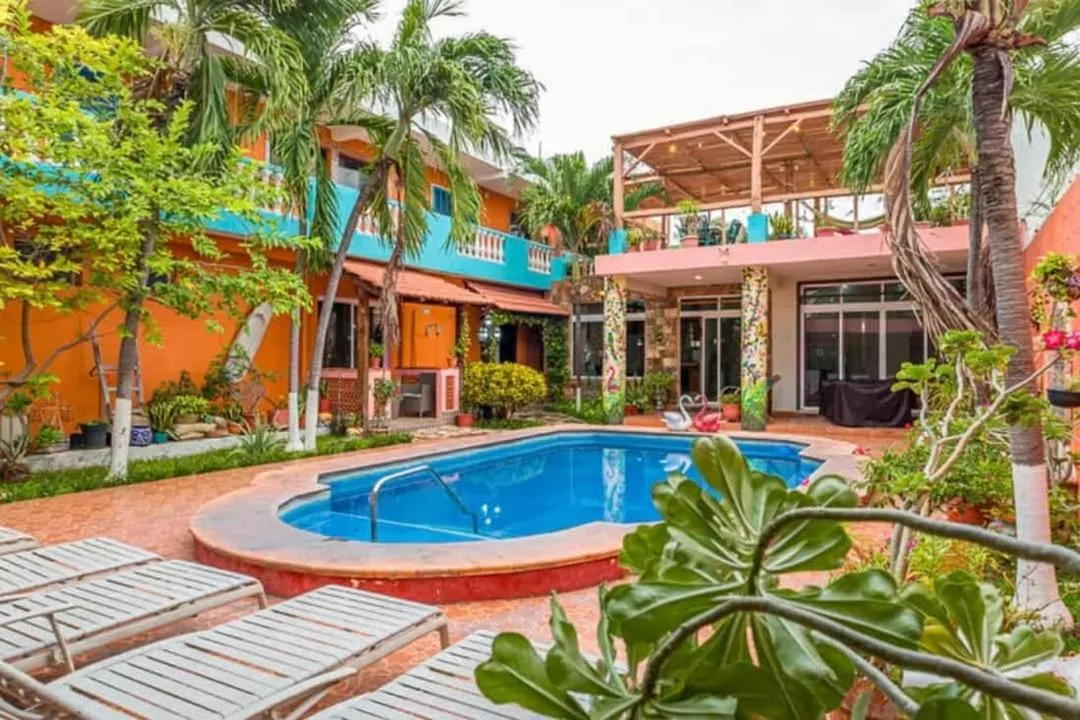 Property building in Hotel Maria's Nicte Ha