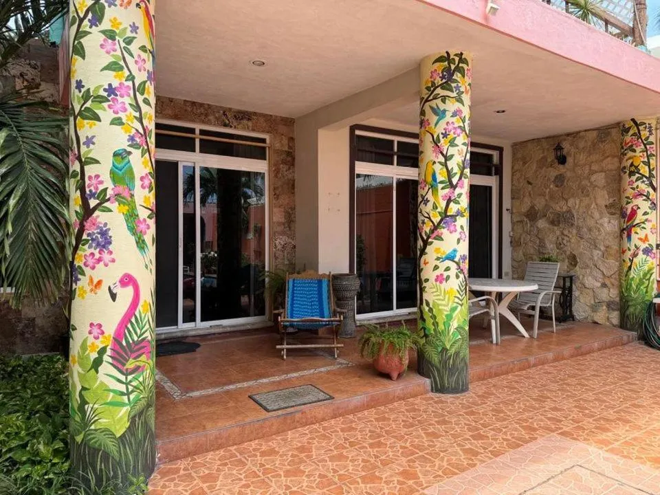 Garden view in Hotel Maria's Nicte Ha