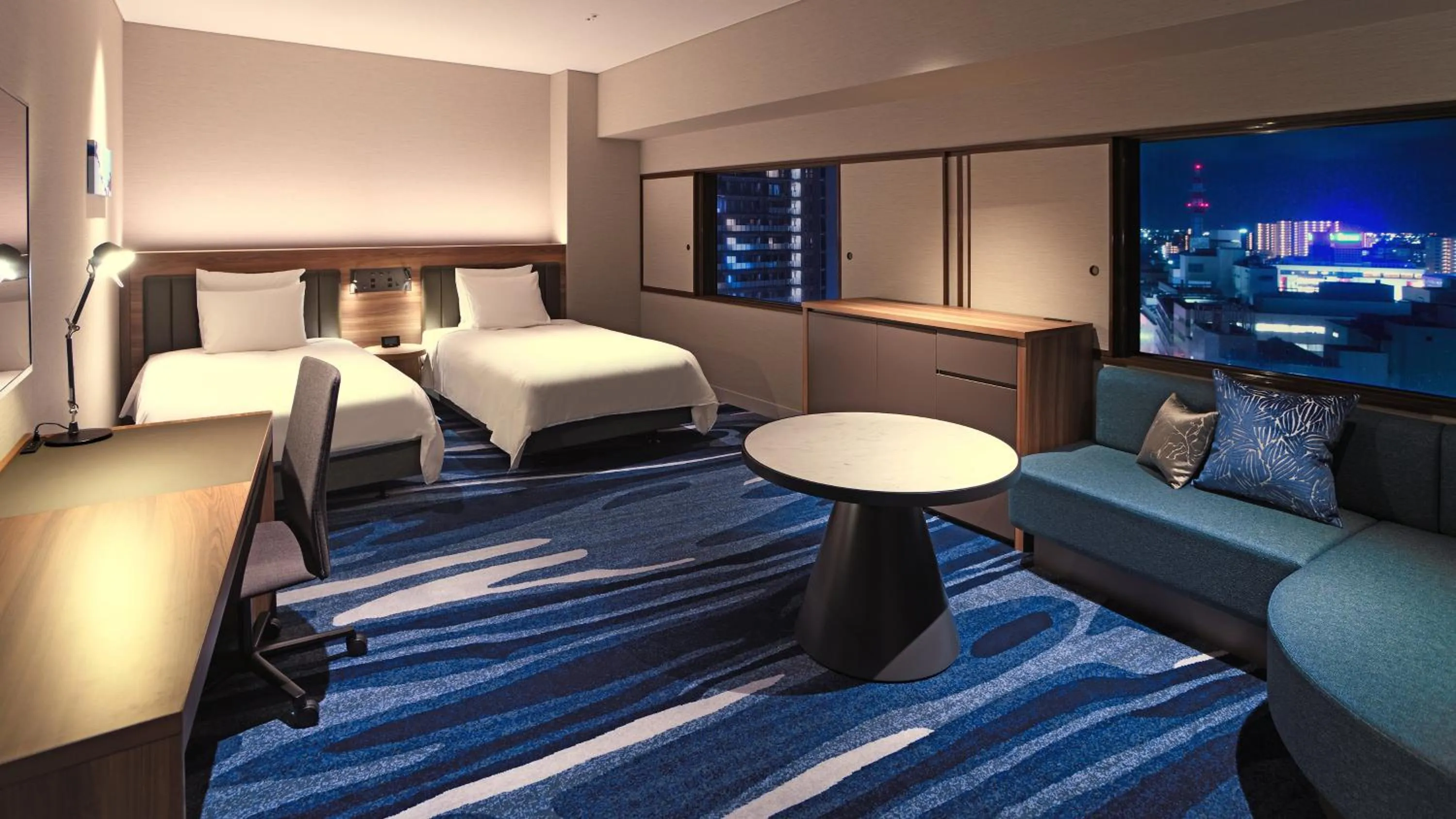 Photo of the whole room, Bed in ANA Crowne Plaza Niigata by IHG