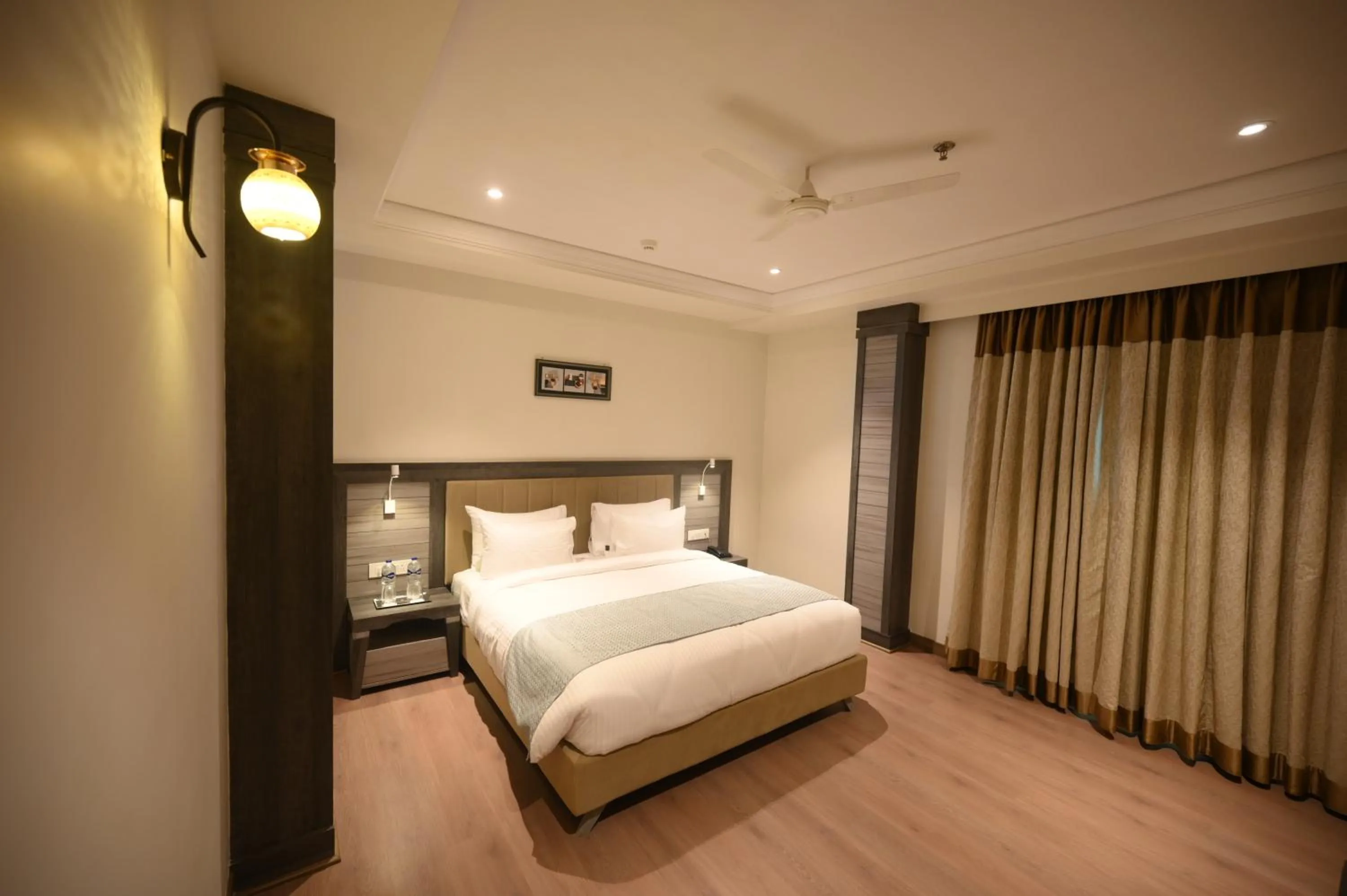 Bed in The Mudra Hotel