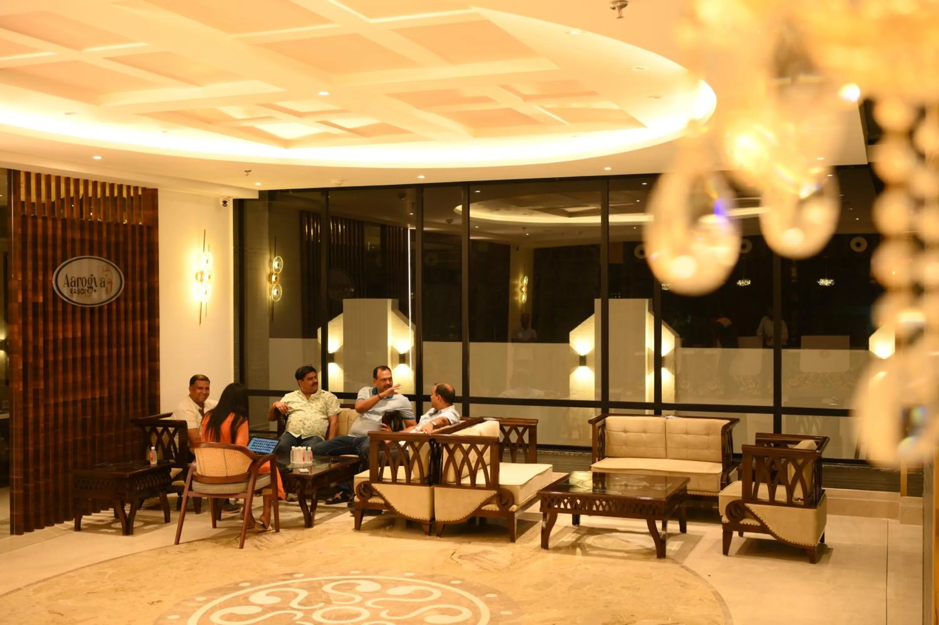 Lobby or reception in The Mudra Hotel