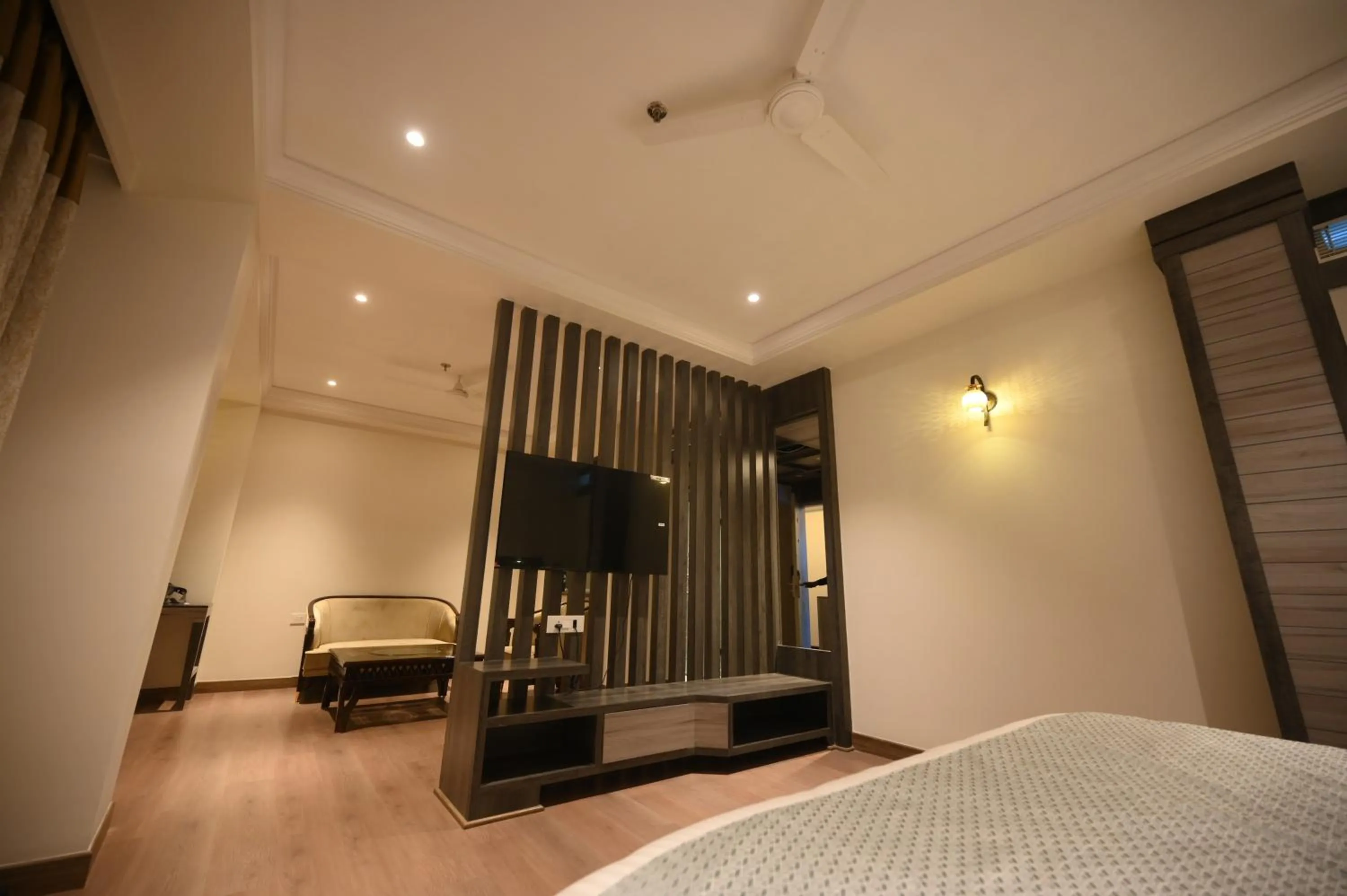 Bed in The Mudra Hotel