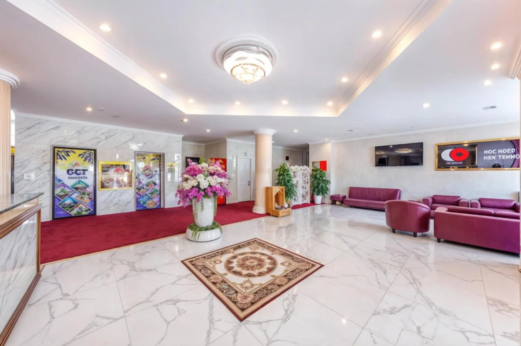Lobby or reception in CCT Luxury Hotel