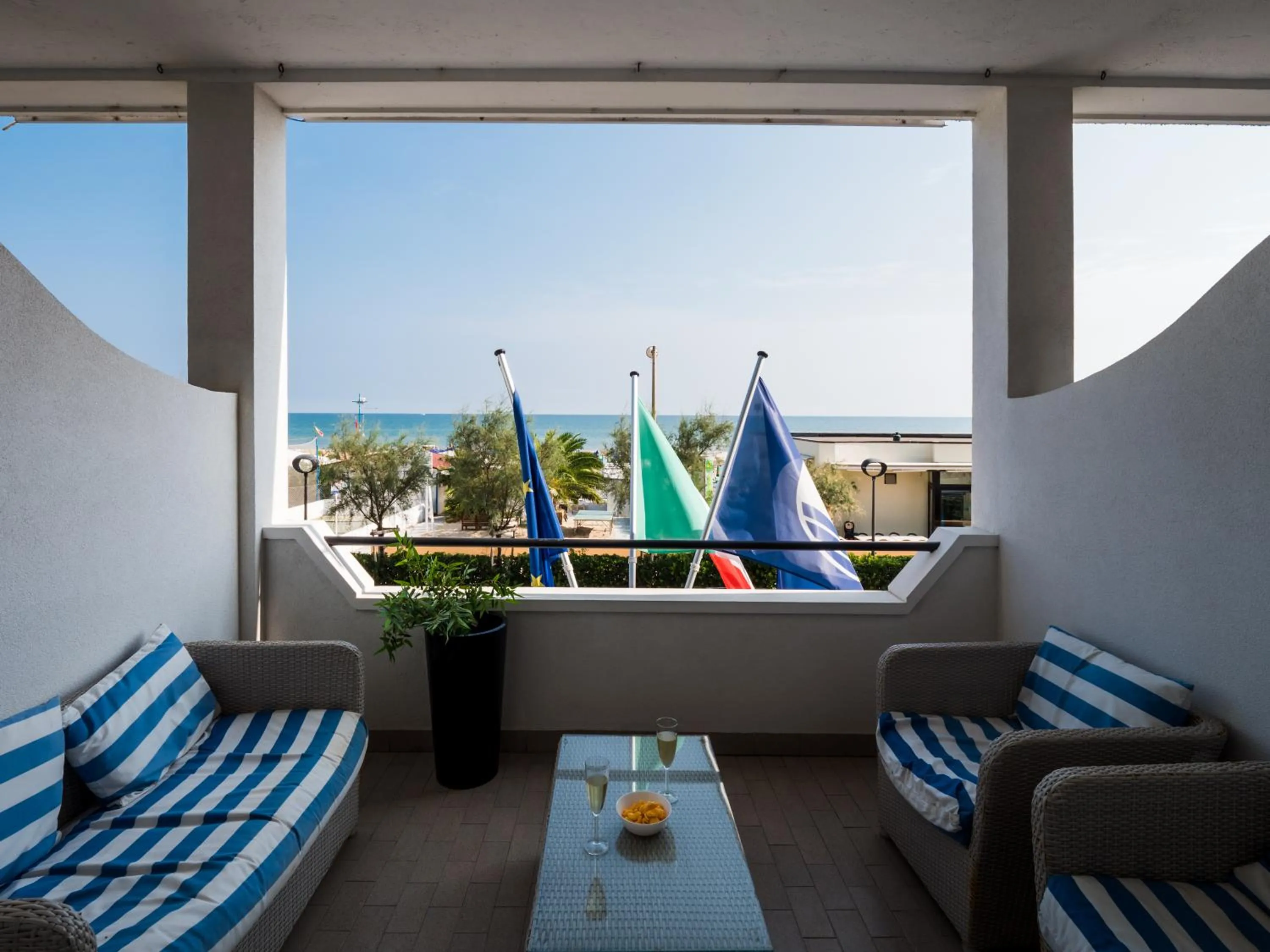 Balcony/Terrace in Hotel Villa Sorriso