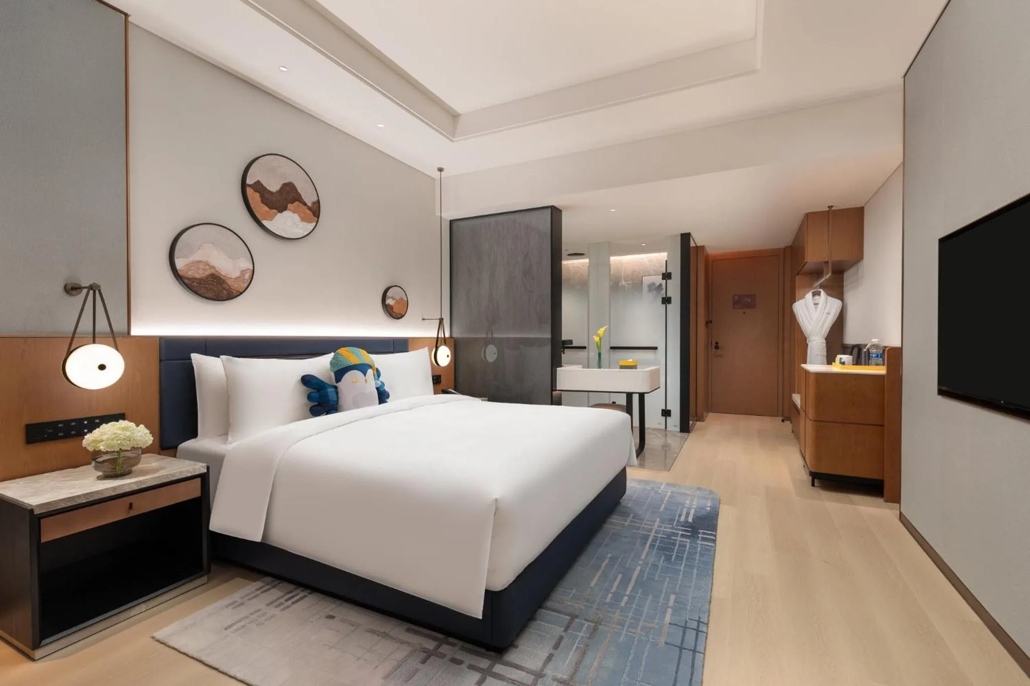 Photo of the whole room, Bed in voco Jincheng Danhe by IHG