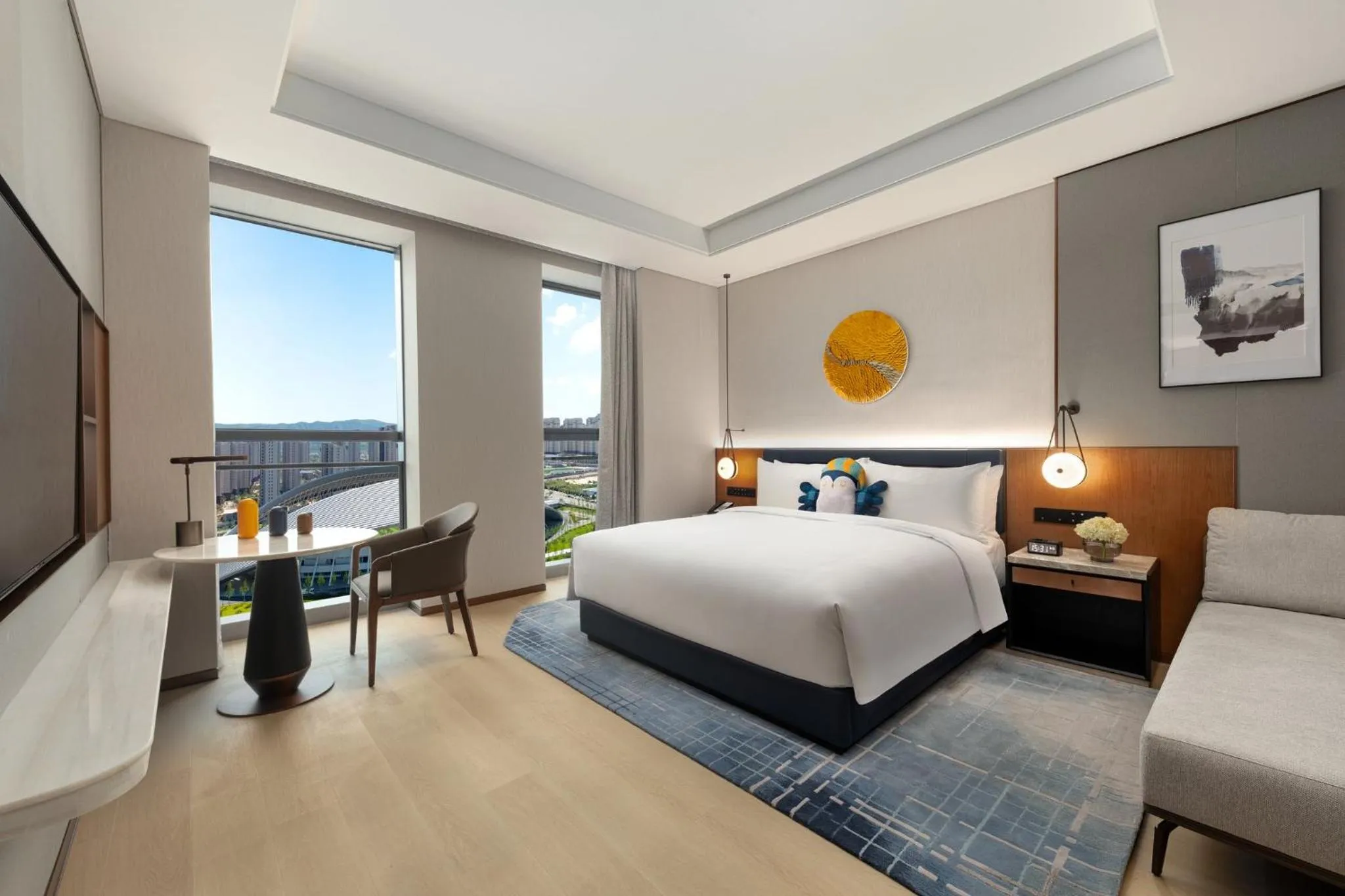 Photo of the whole room, Bed in voco Jincheng Danhe by IHG