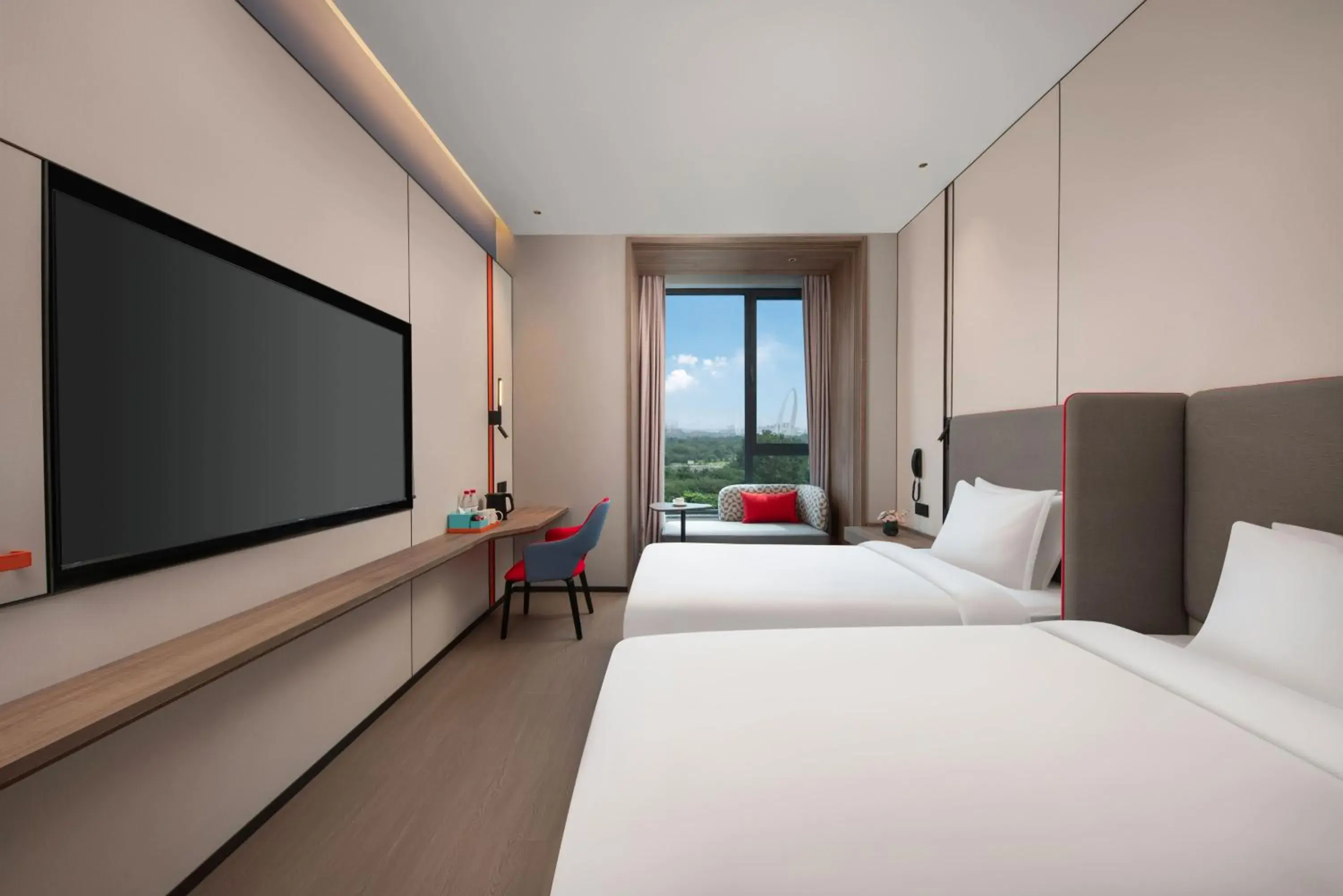 Twin Room - Disability Access in Holiday Inn Express Beijing Mentougou by IHG Twin Room - Disability Access in Holiday Inn Express Beijing Mentougou by IHG
