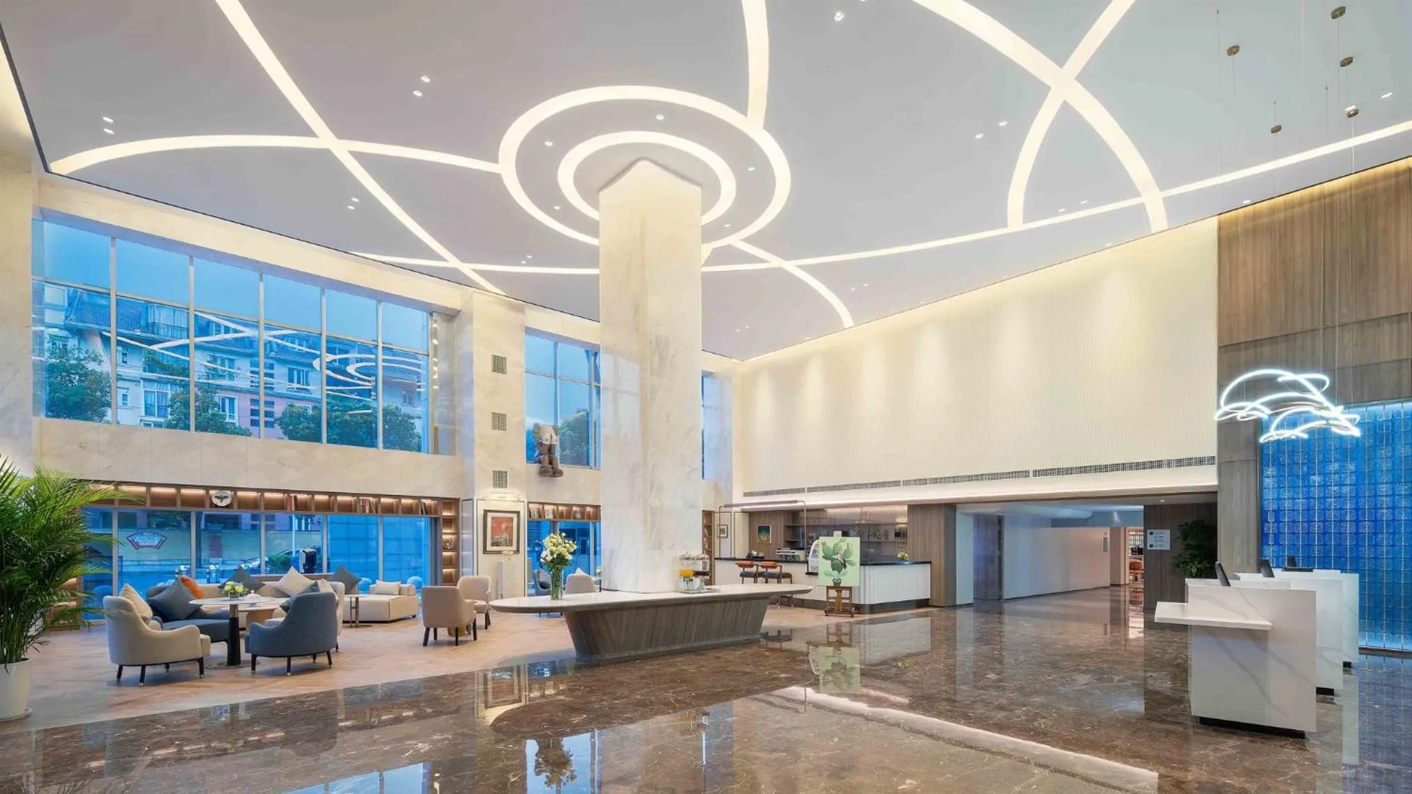 Property building in Holiday Inn Express Wuhan Jinyin Lake