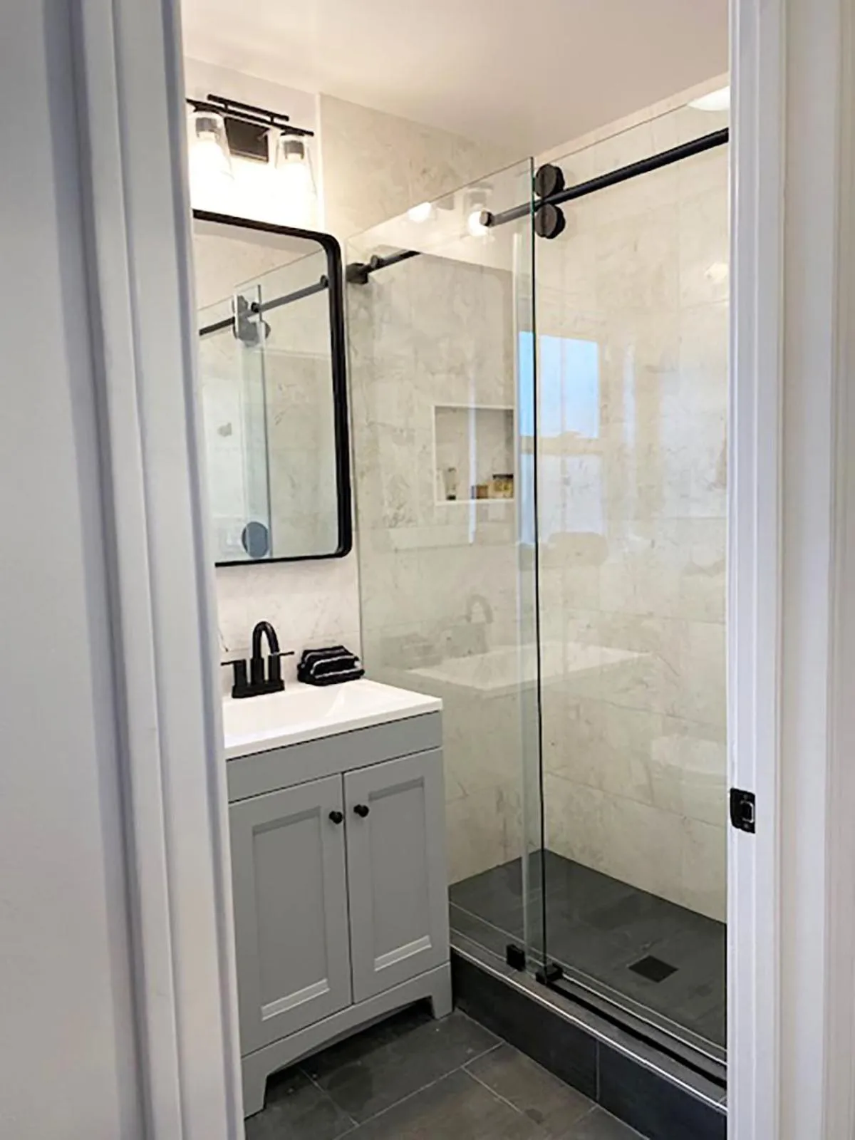 Bathroom in Malibu Private Beach Apartments