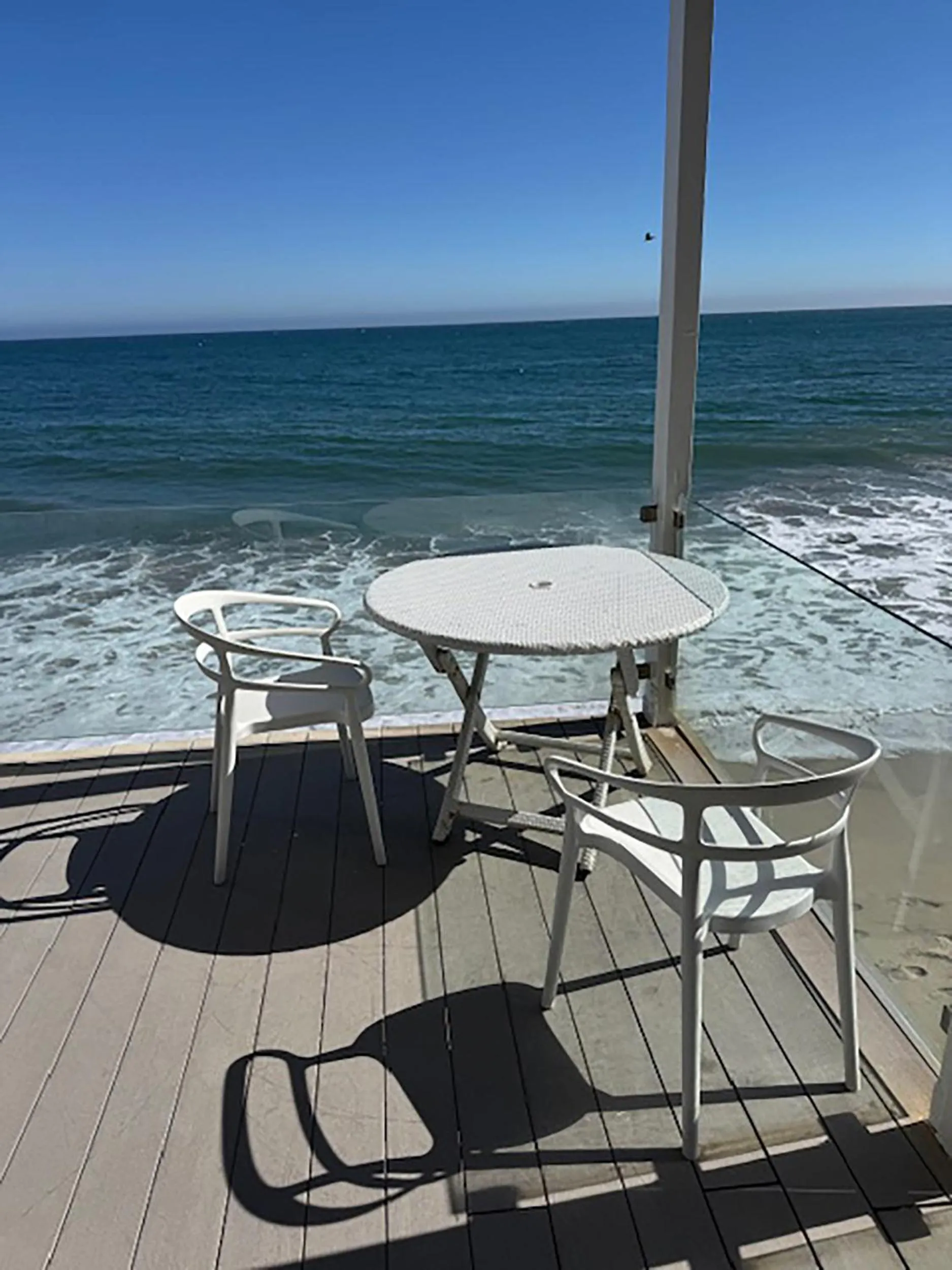 Dining area in Malibu Private Beach Apartments