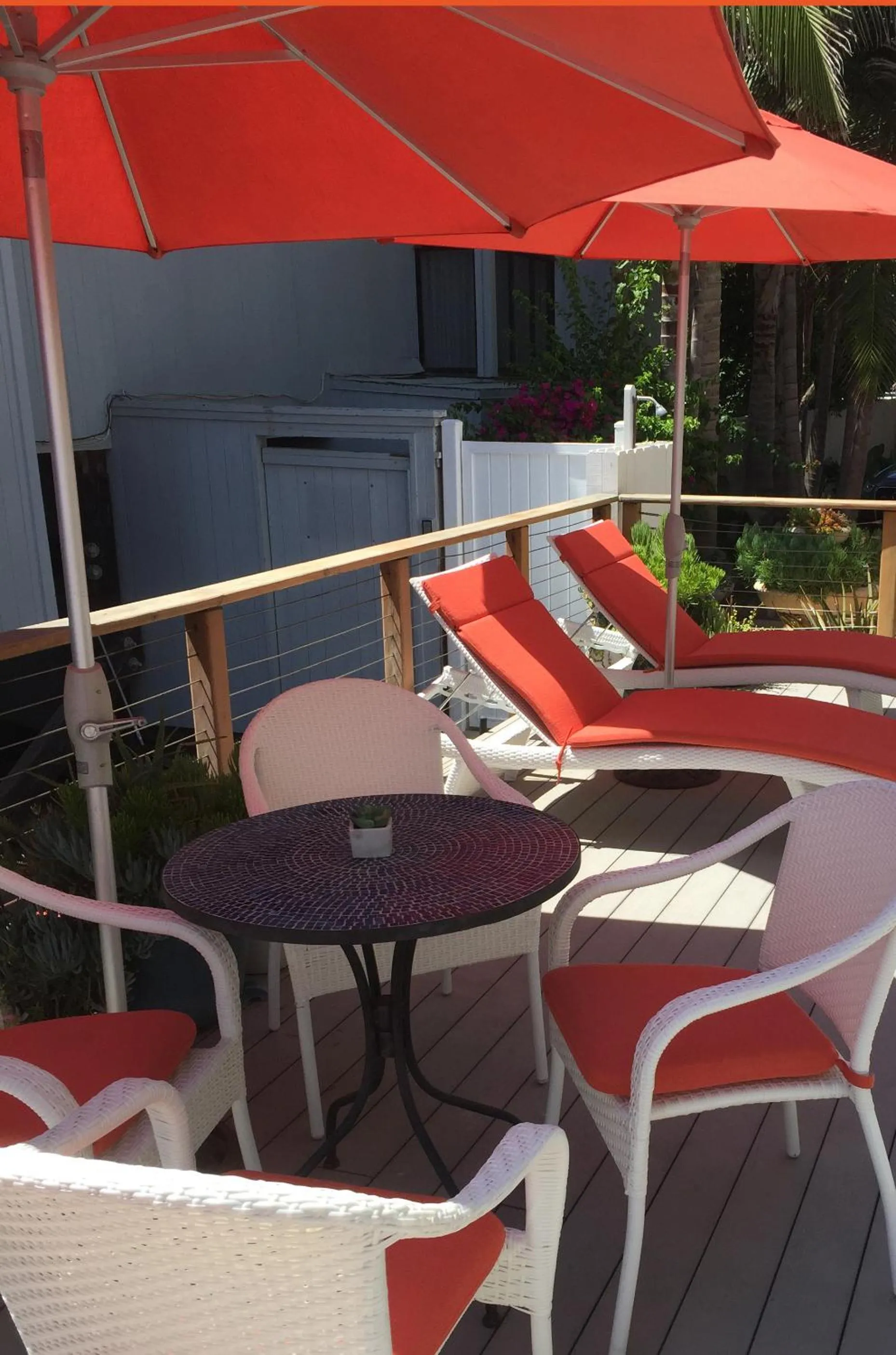 Balcony/Terrace in Malibu Private Beach Apartments