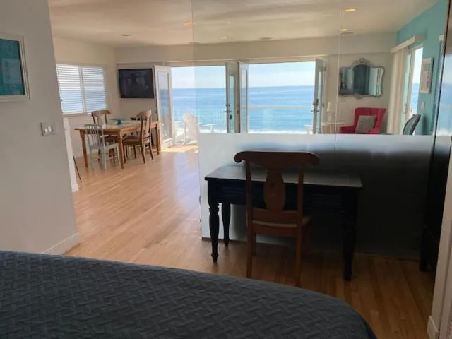 Living room in Malibu Private Beach Apartments