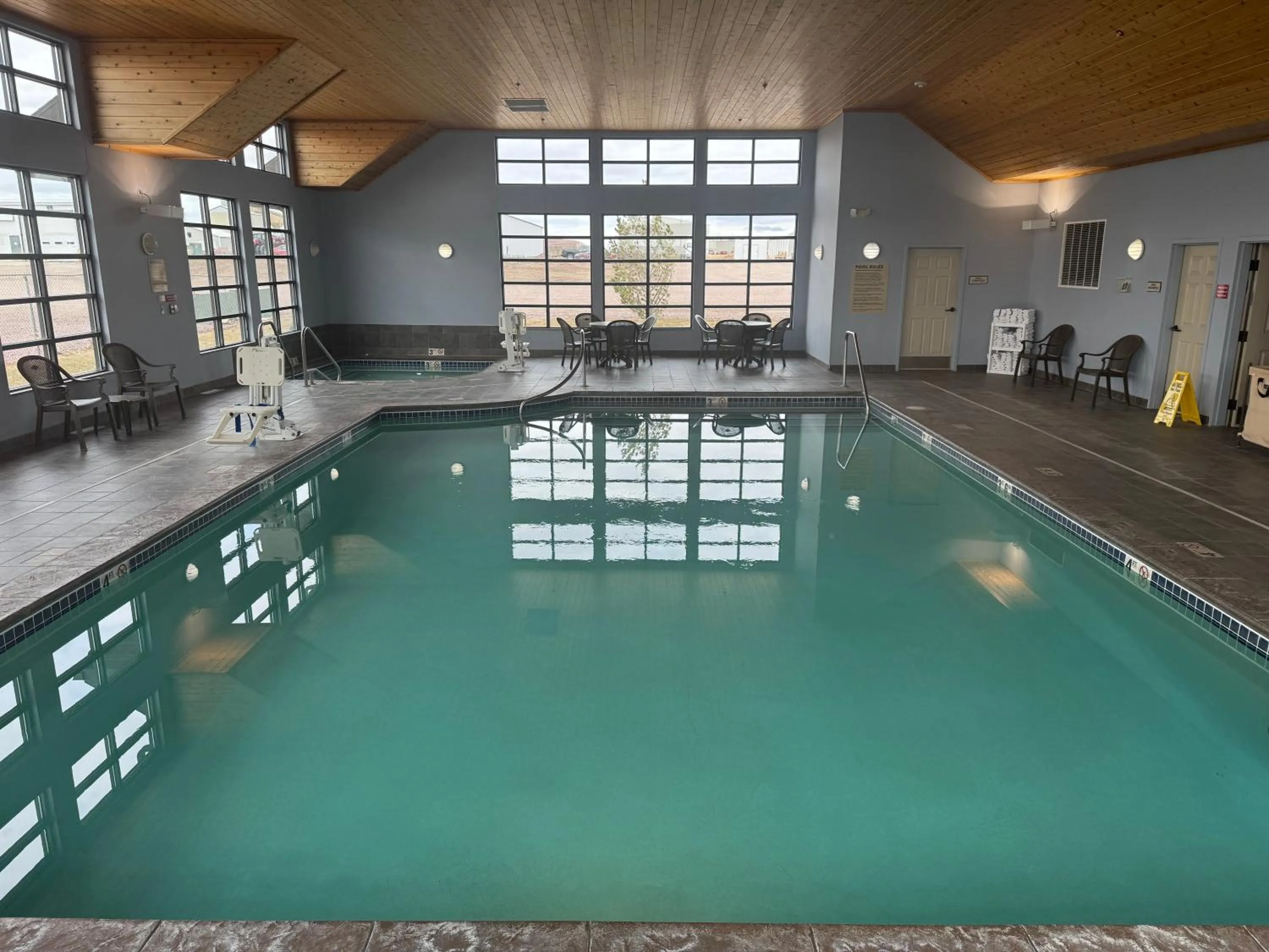 Pool view in GrandStay Inn & Suites of Luverne