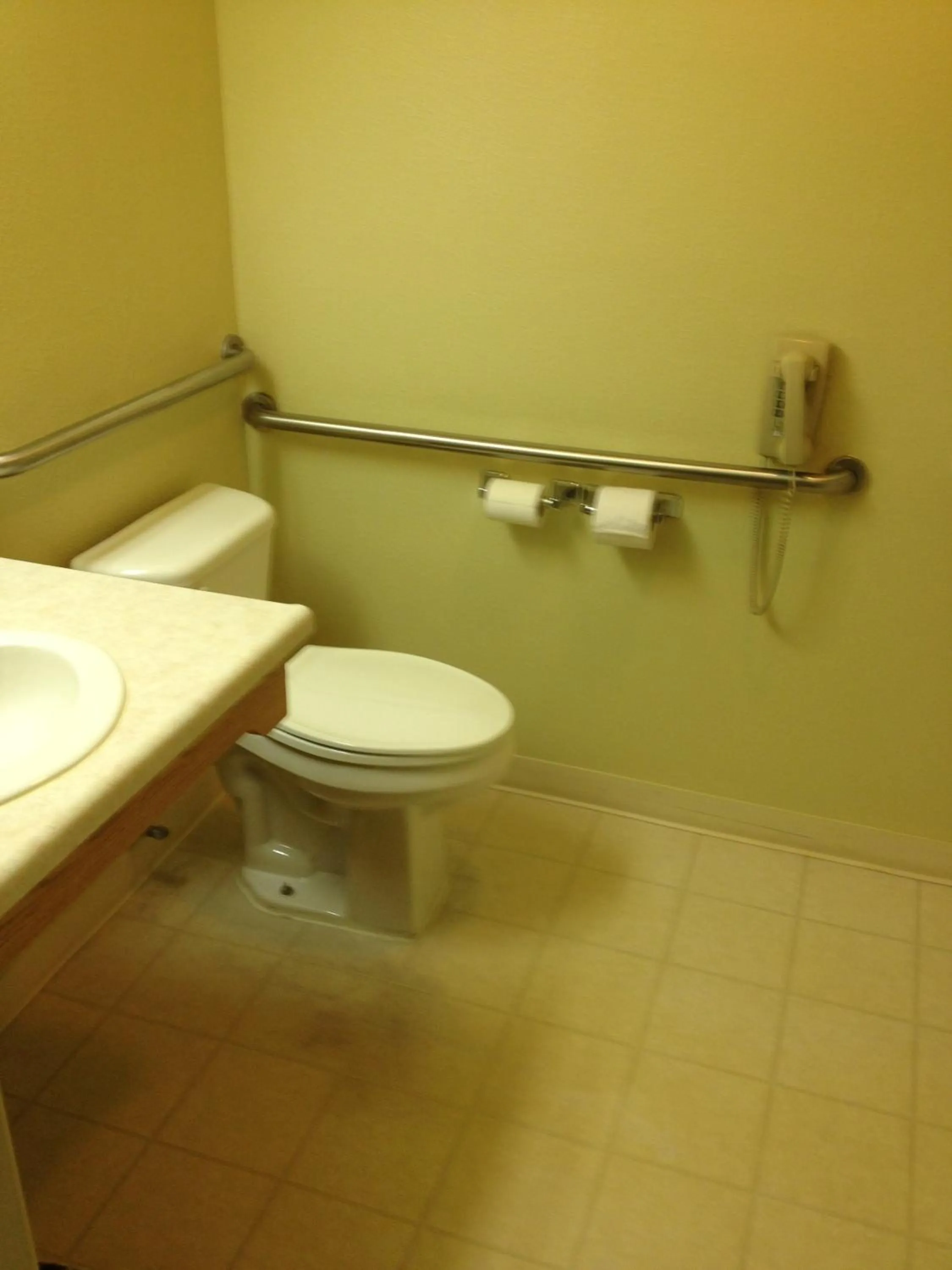 Toilet in Super 8 by Wyndham McCall