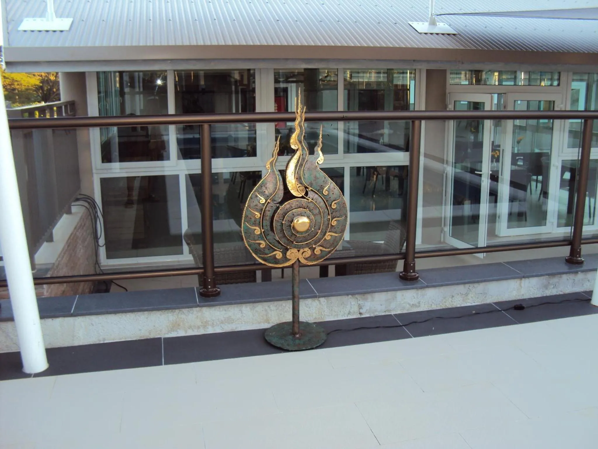 Decorative detail in Hotel Colibri