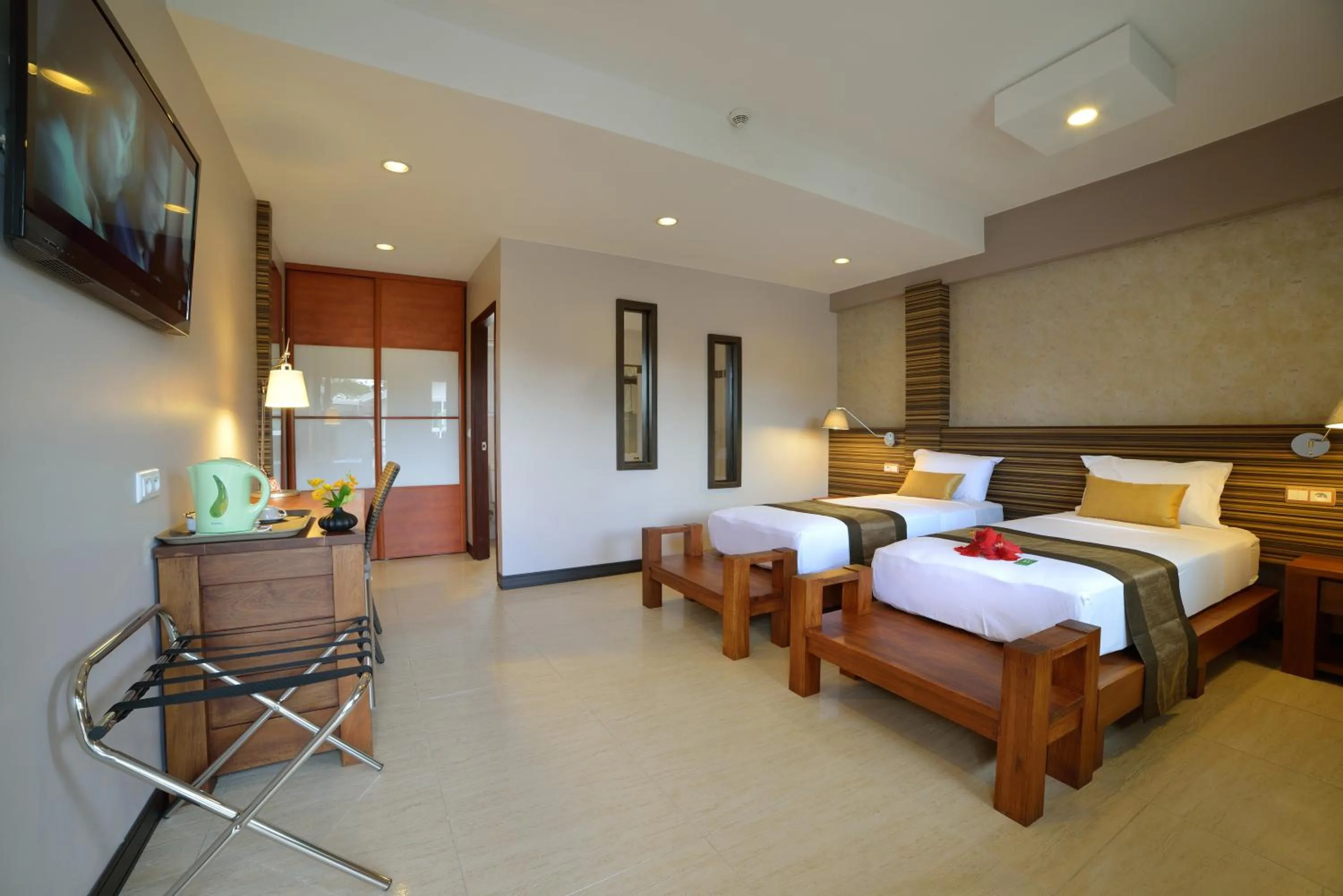 Bed in Hotel Colibri