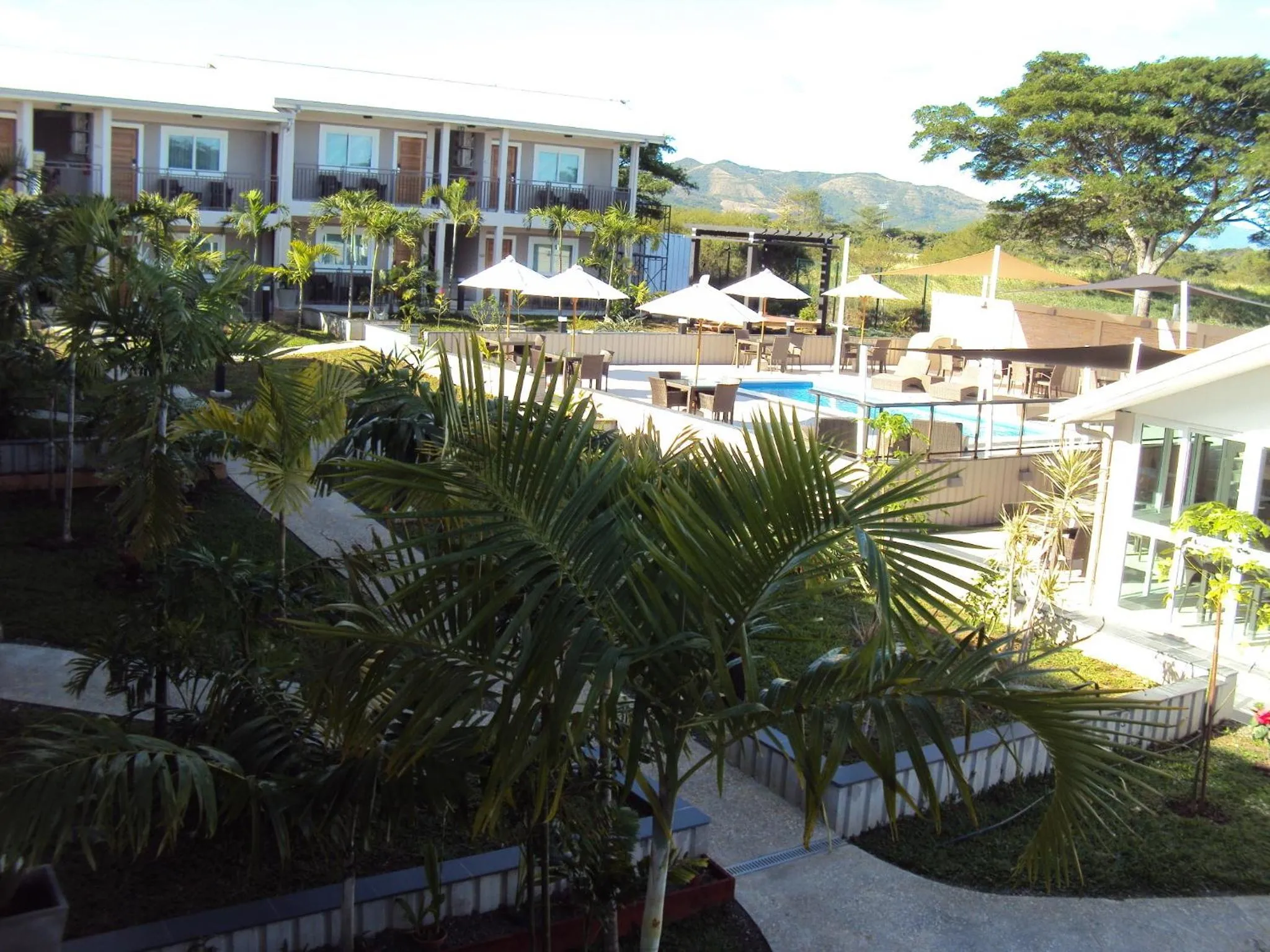 Garden view in Hotel Colibri