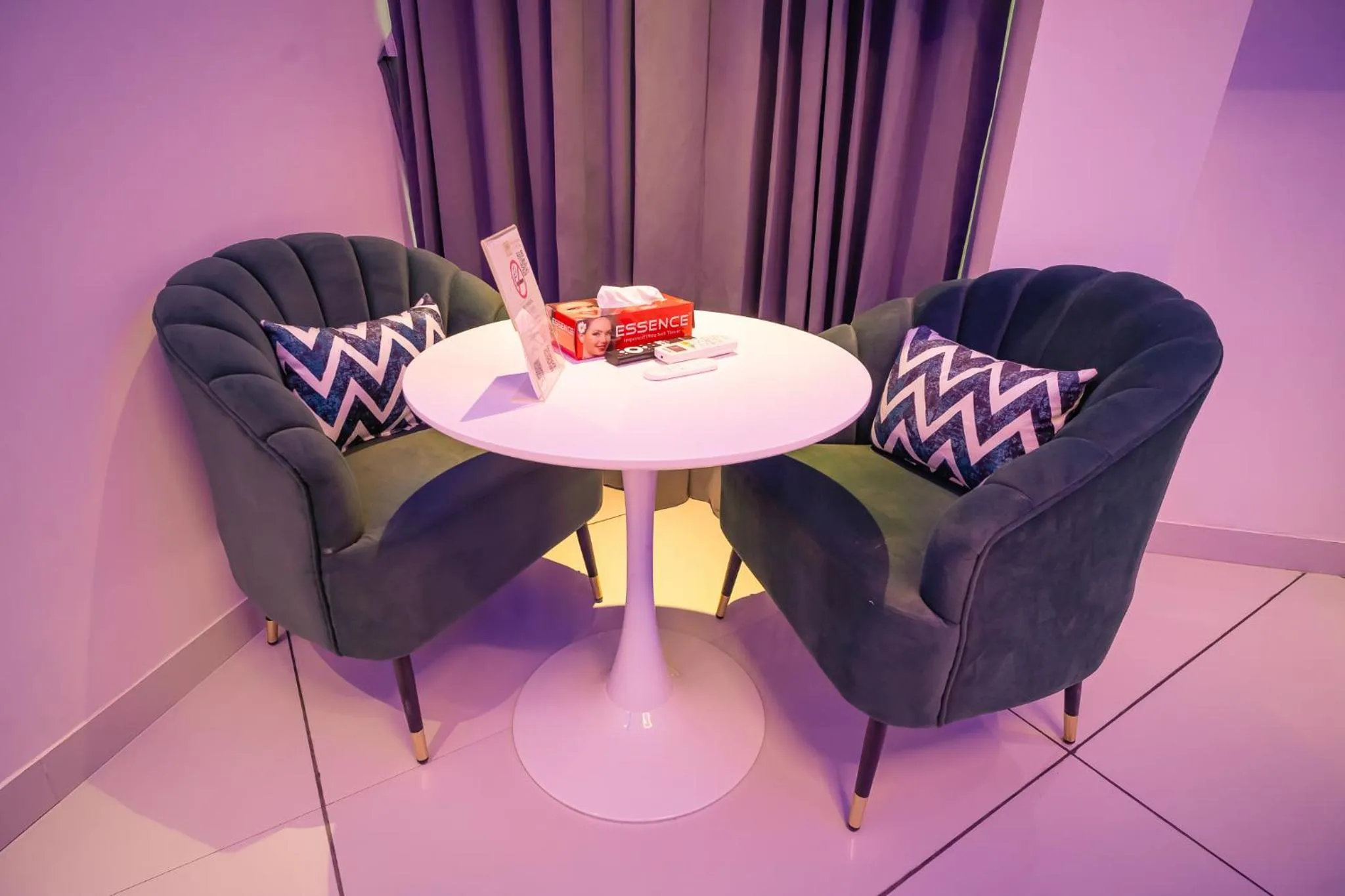 Seating area in J60 Suites, Ashok Vihar - Near Netaji Subhash Place